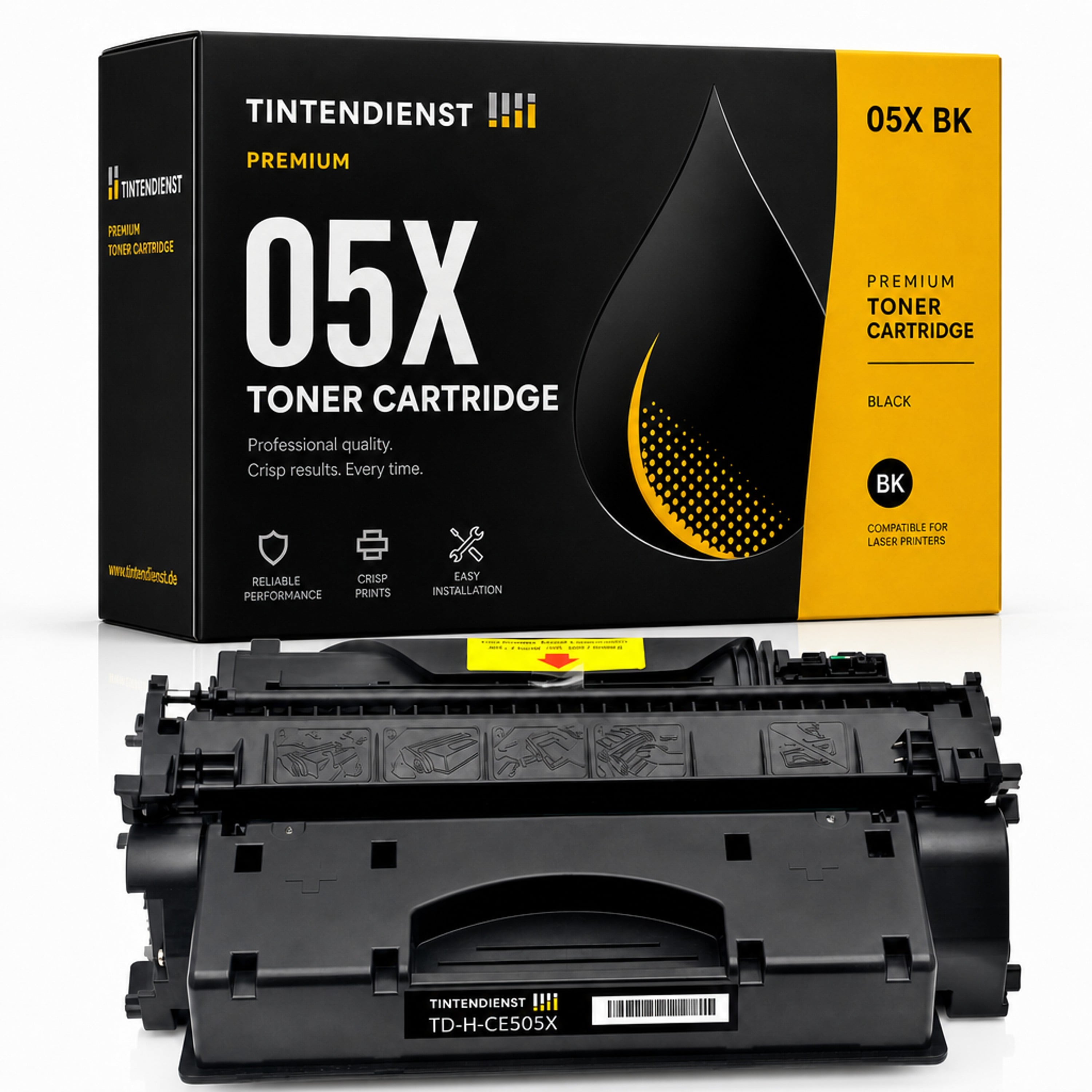 Toner kompatibel zu HP 05X XL, schwarz