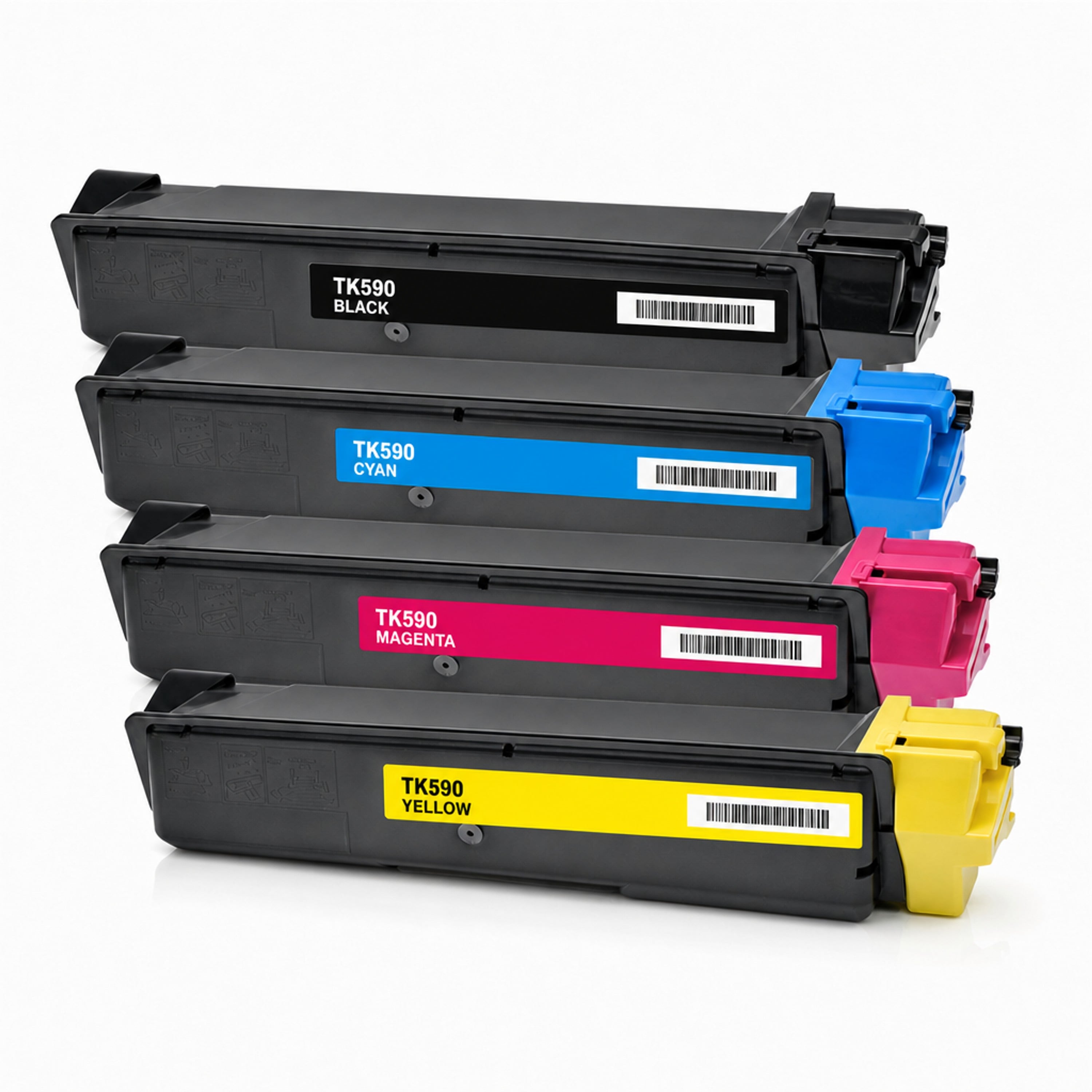 Multipack - Toner ersetzt Kyocera 1T02KVCNL0, 4 Toner