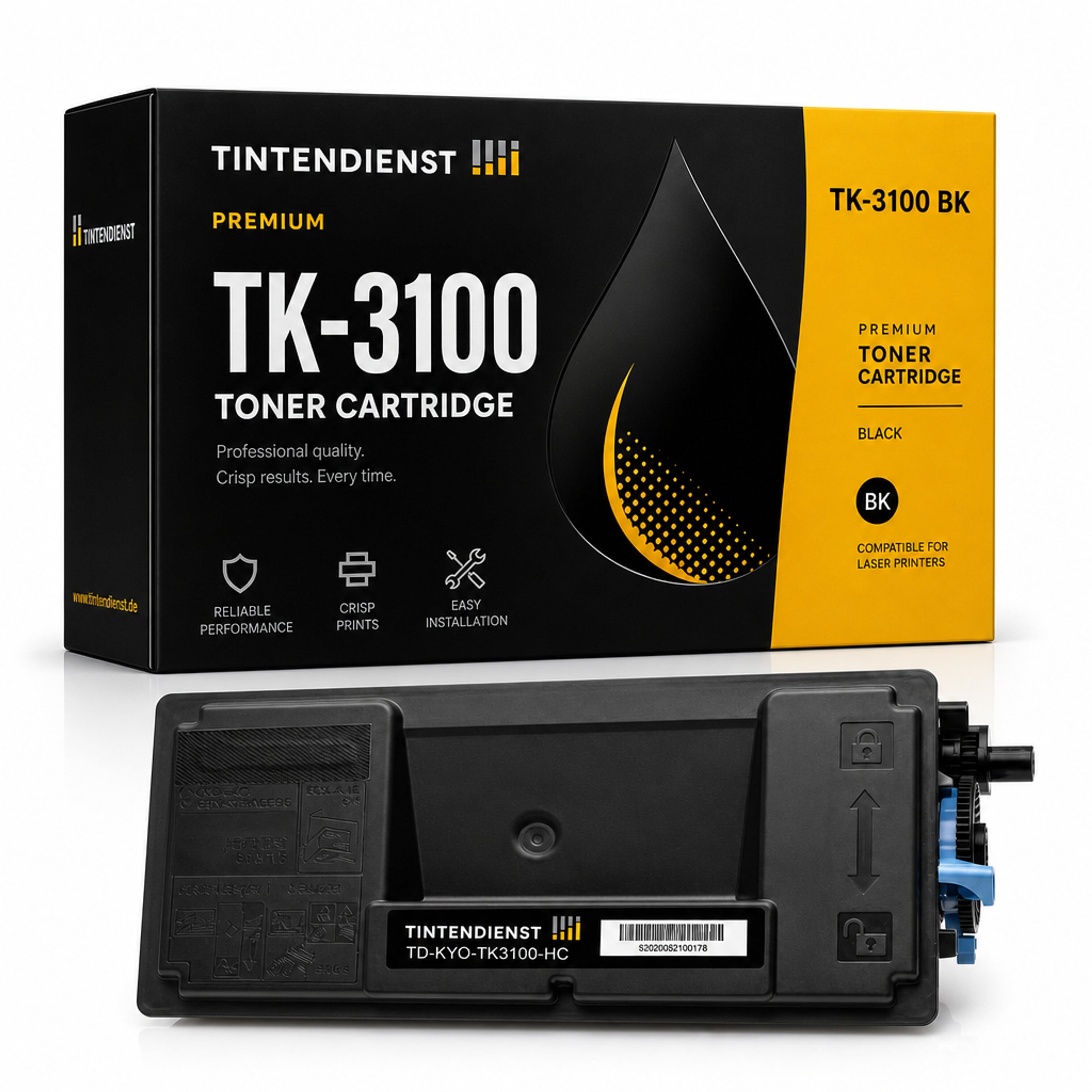 Toner kompatibel zu Kyocera TK-3100, schwarz
