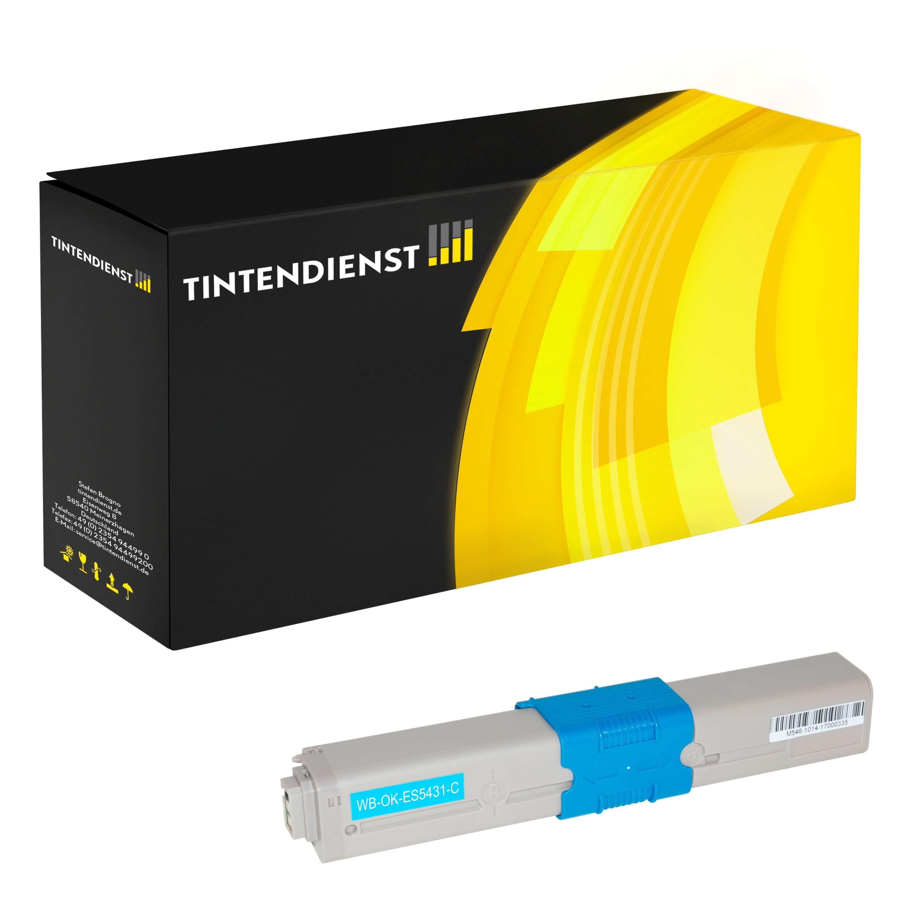 OKI 44973511 Toner cyan – Tintendienst kompatibel