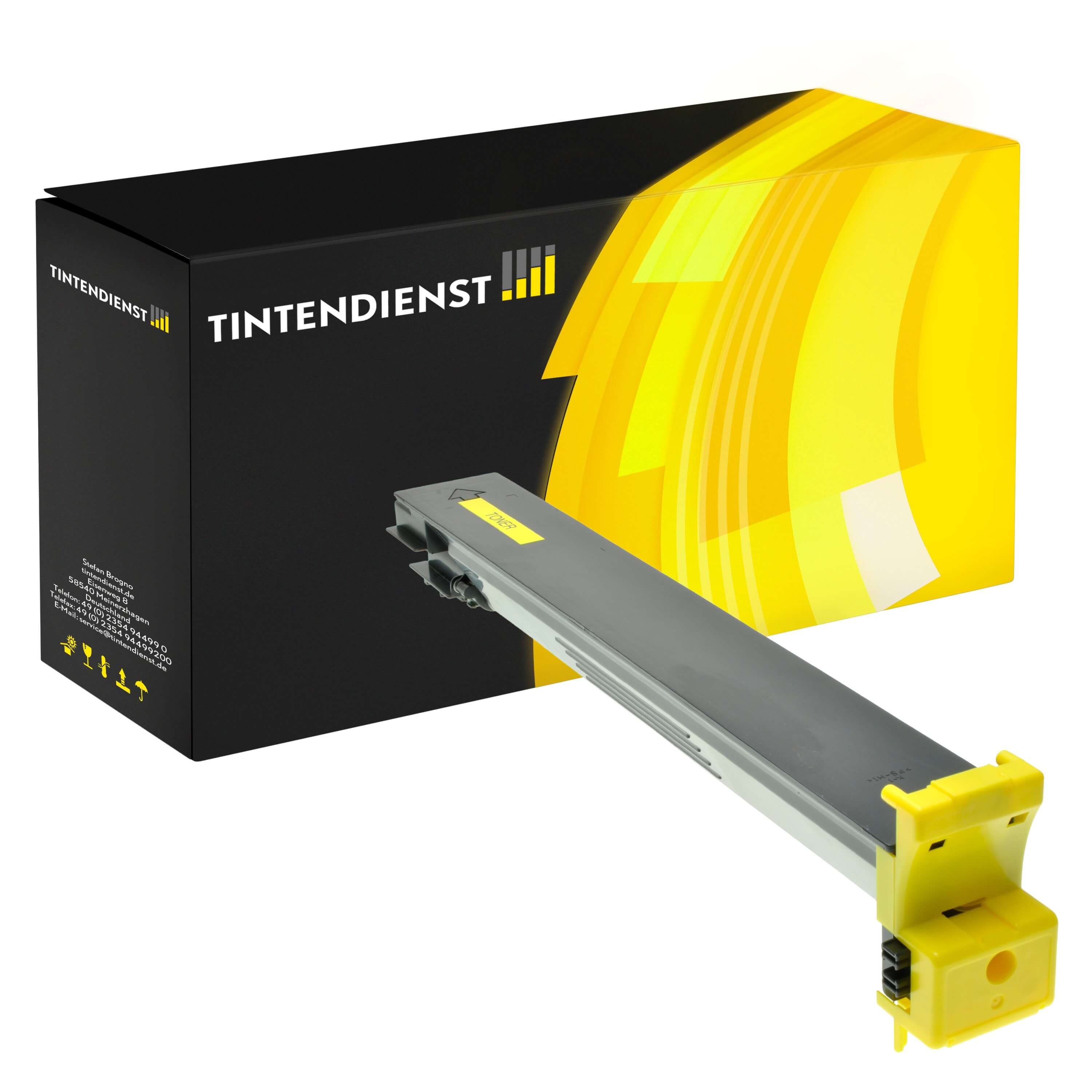 Toner kompatibel zu Konica Minolta TN-210Y, gelb