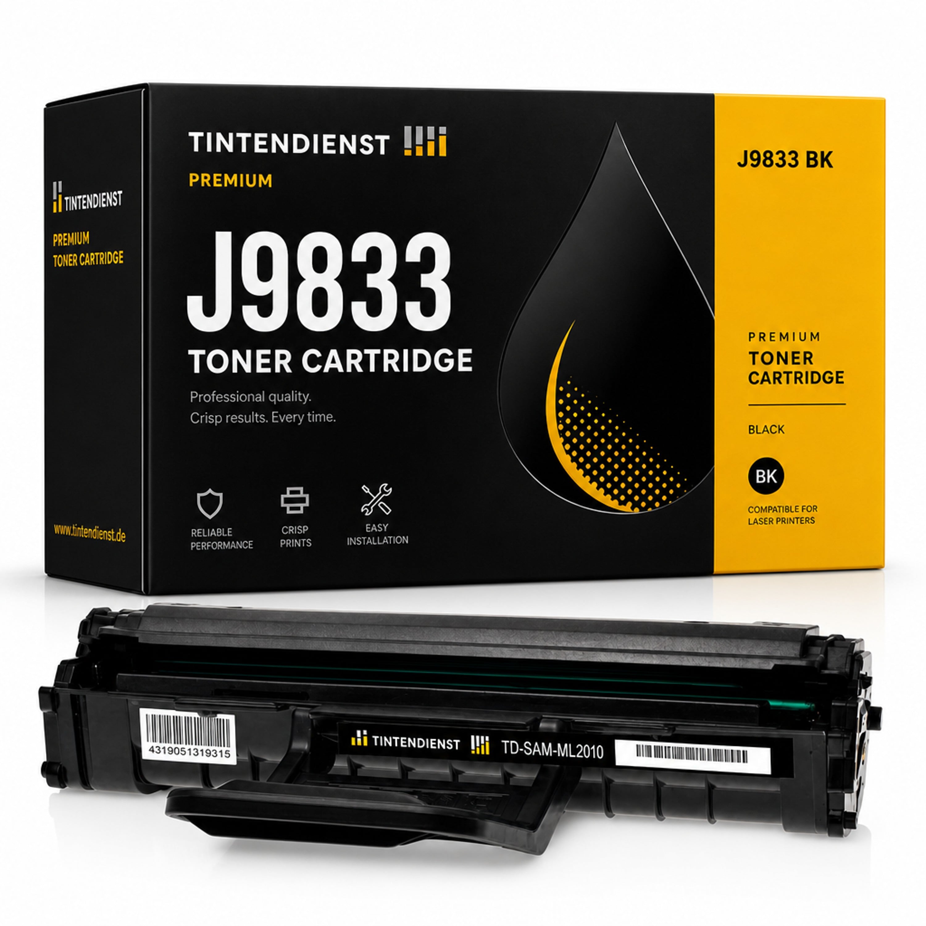 Toner kompatibel zu Dell J9833, schwarz