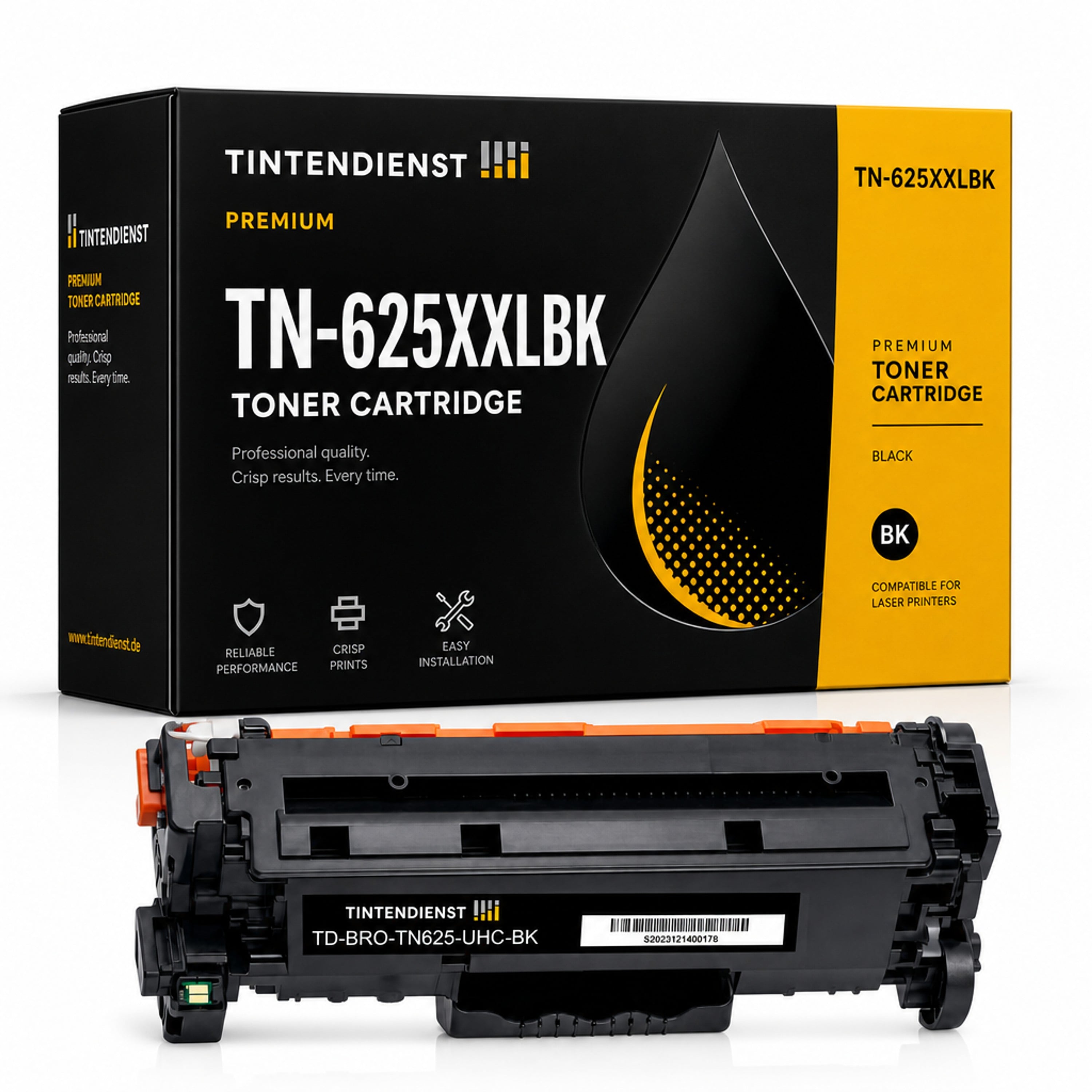 Toner kompatibel zu Brother TN-625XXLBK, schwarz