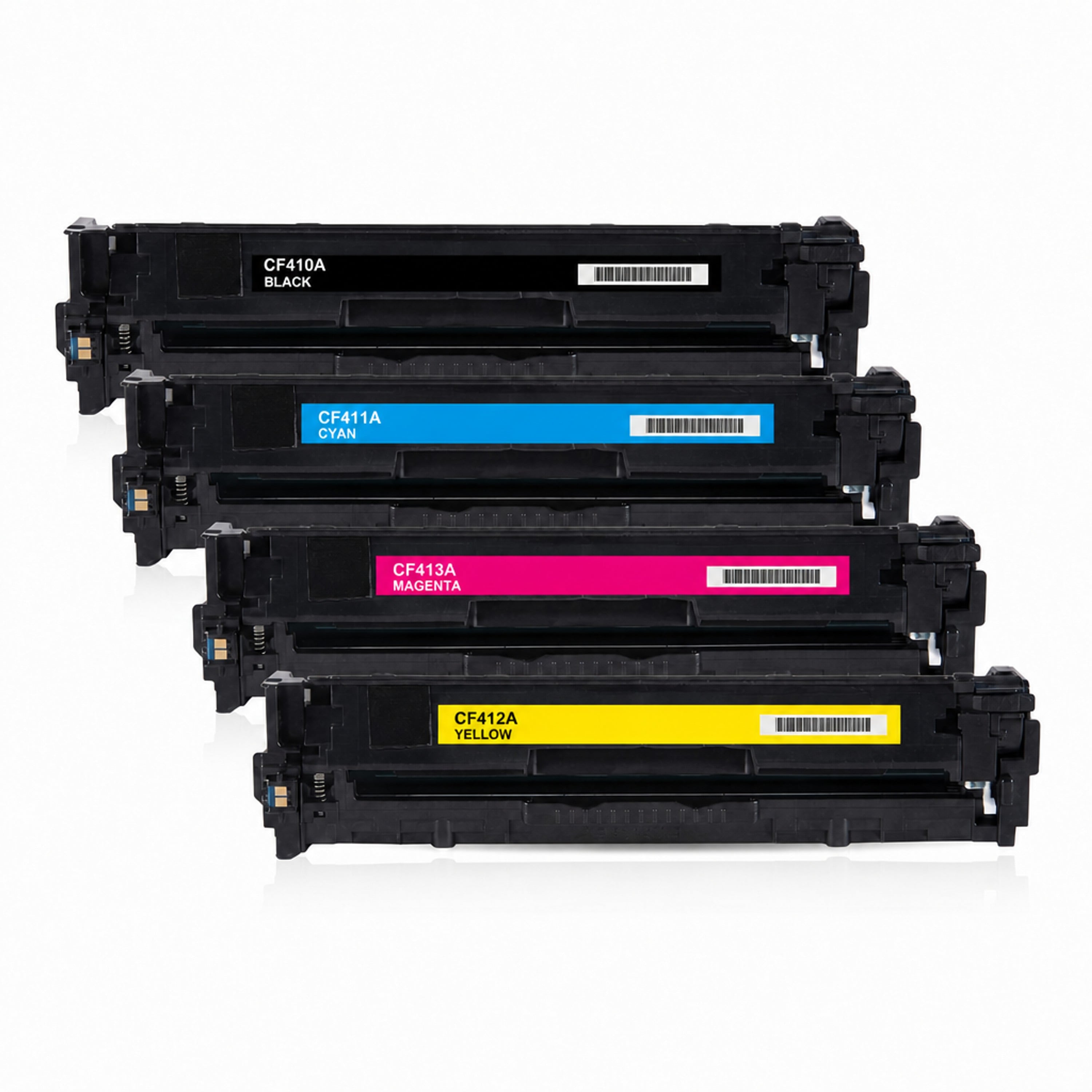 Multipack - Toner ersetzt HP CF410A, 4 Toner