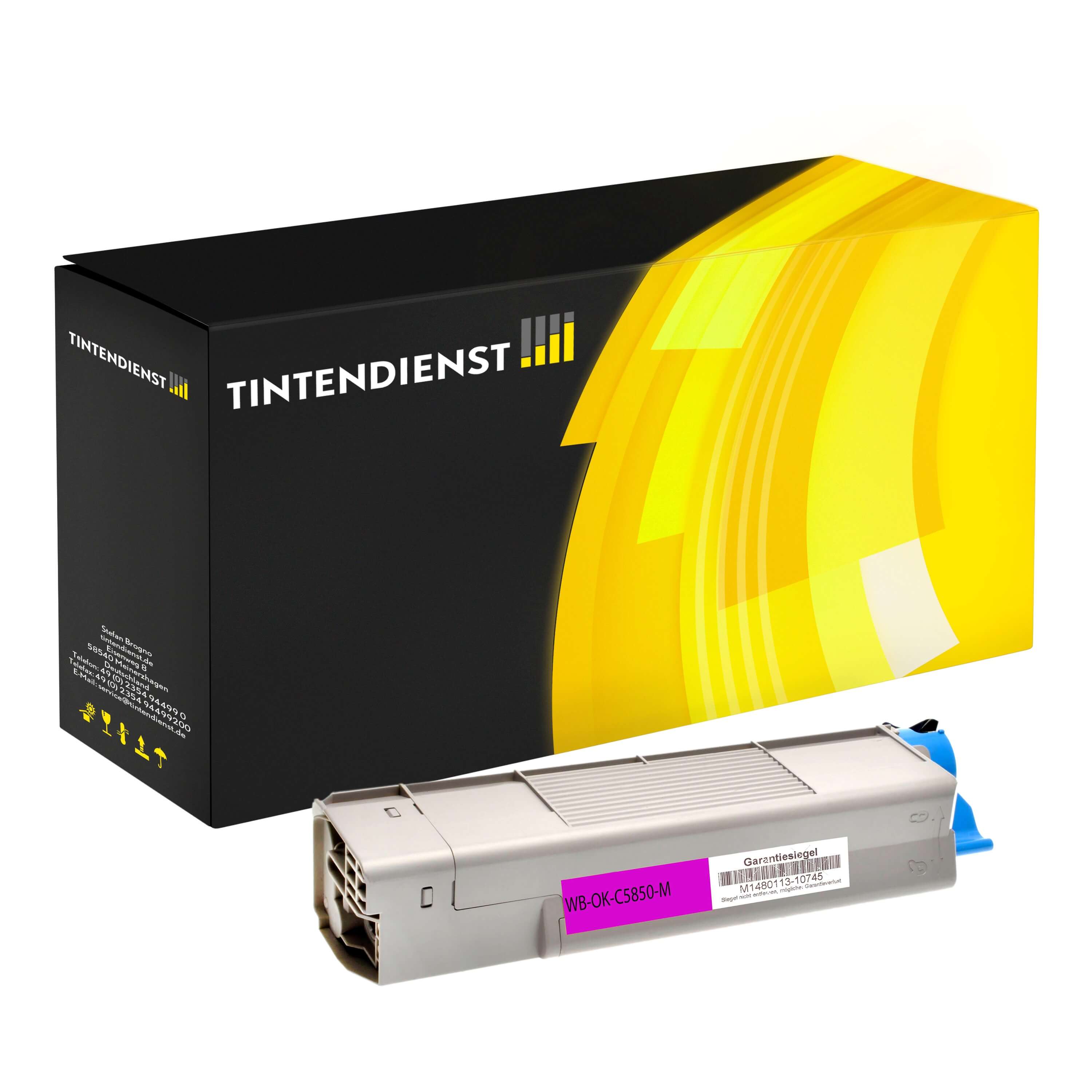OKI 43865722 Toner magenta XL – Tintendienst kompatibel