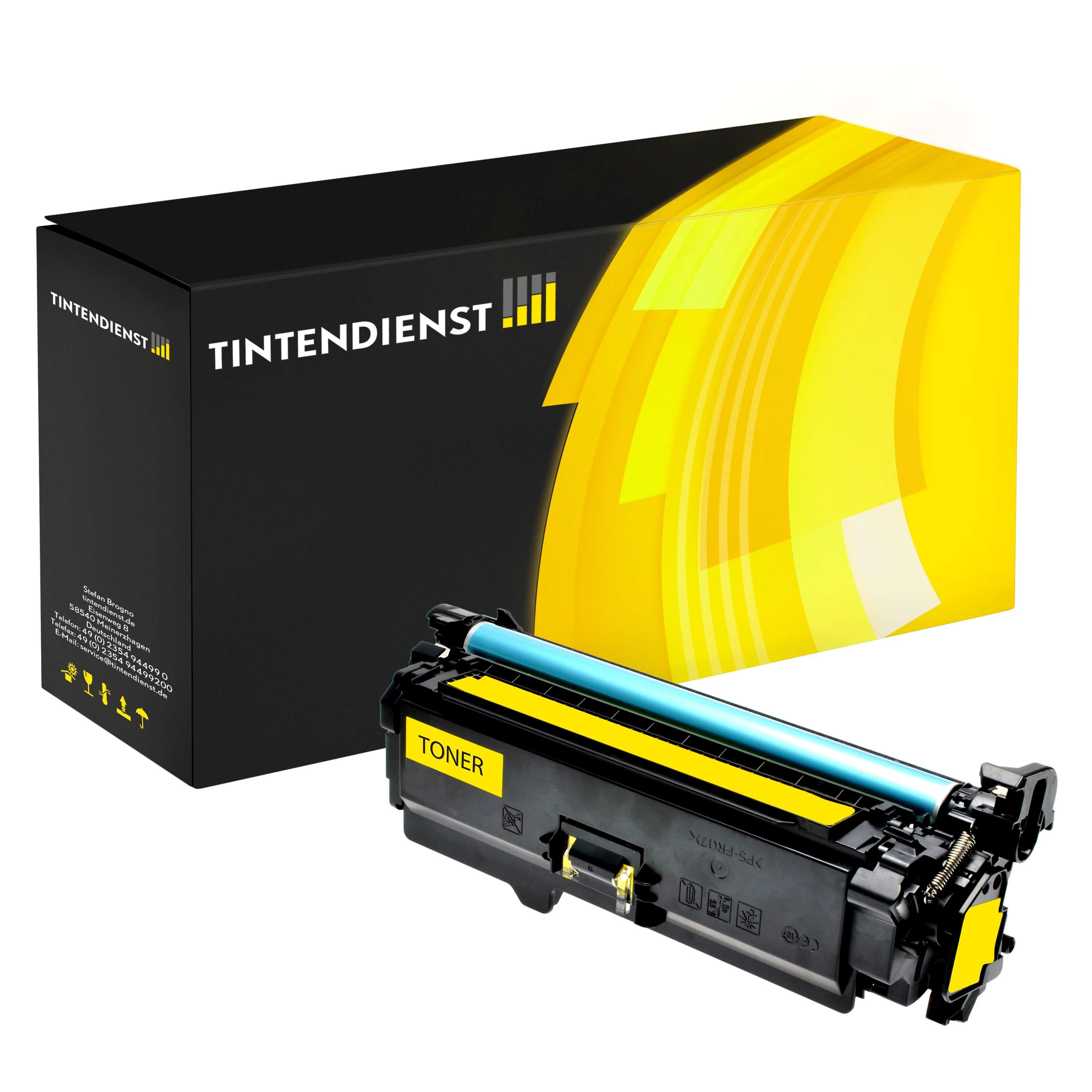 Toner kompatibel zu HP 504A, gelb