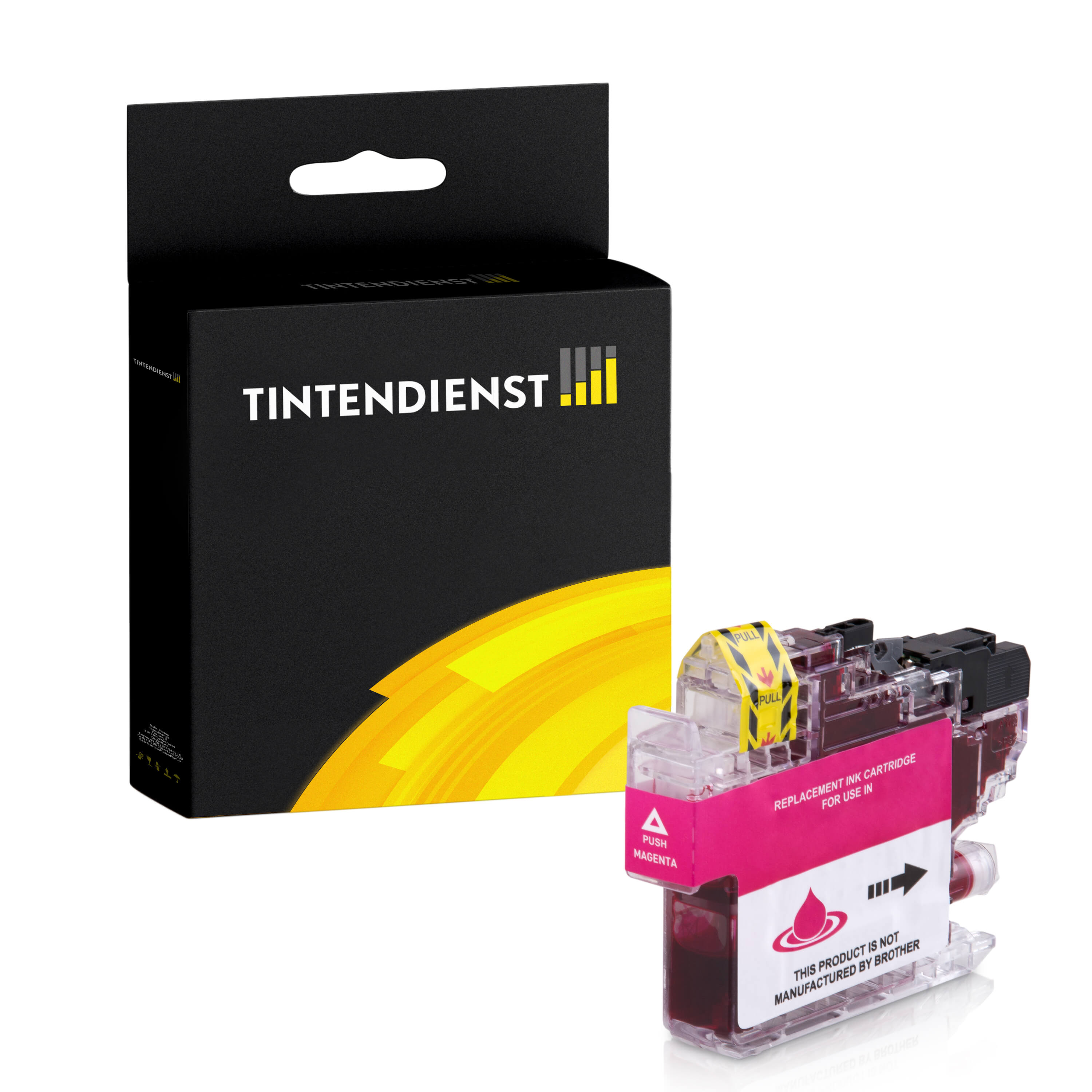Tintendienst kompatibel für Brother Tintenpatrone LC-422M Magenta [XL Füllmenge]