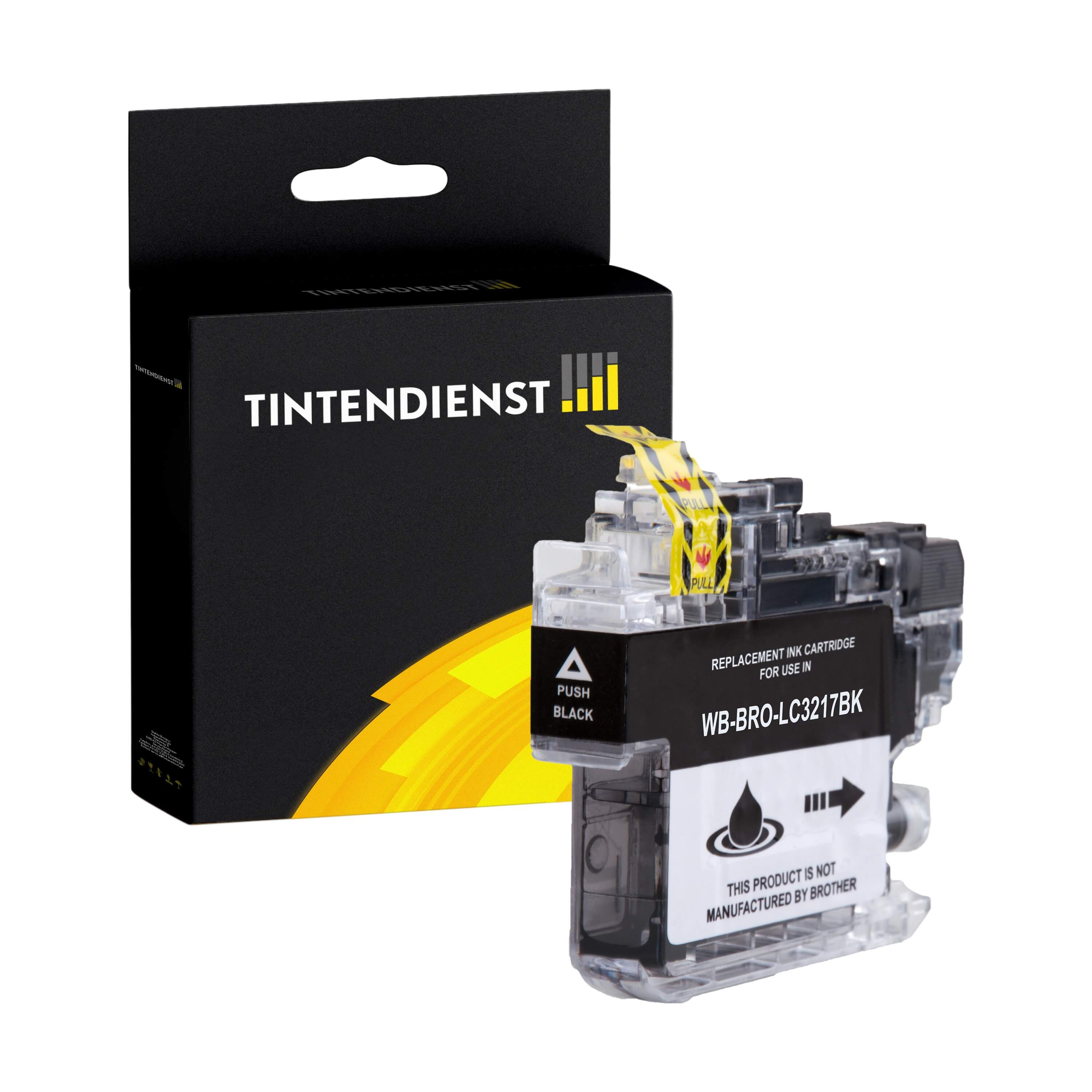 Tintendienst kompatibel für Brother Tintenpatrone LC-3217BK Schwarz