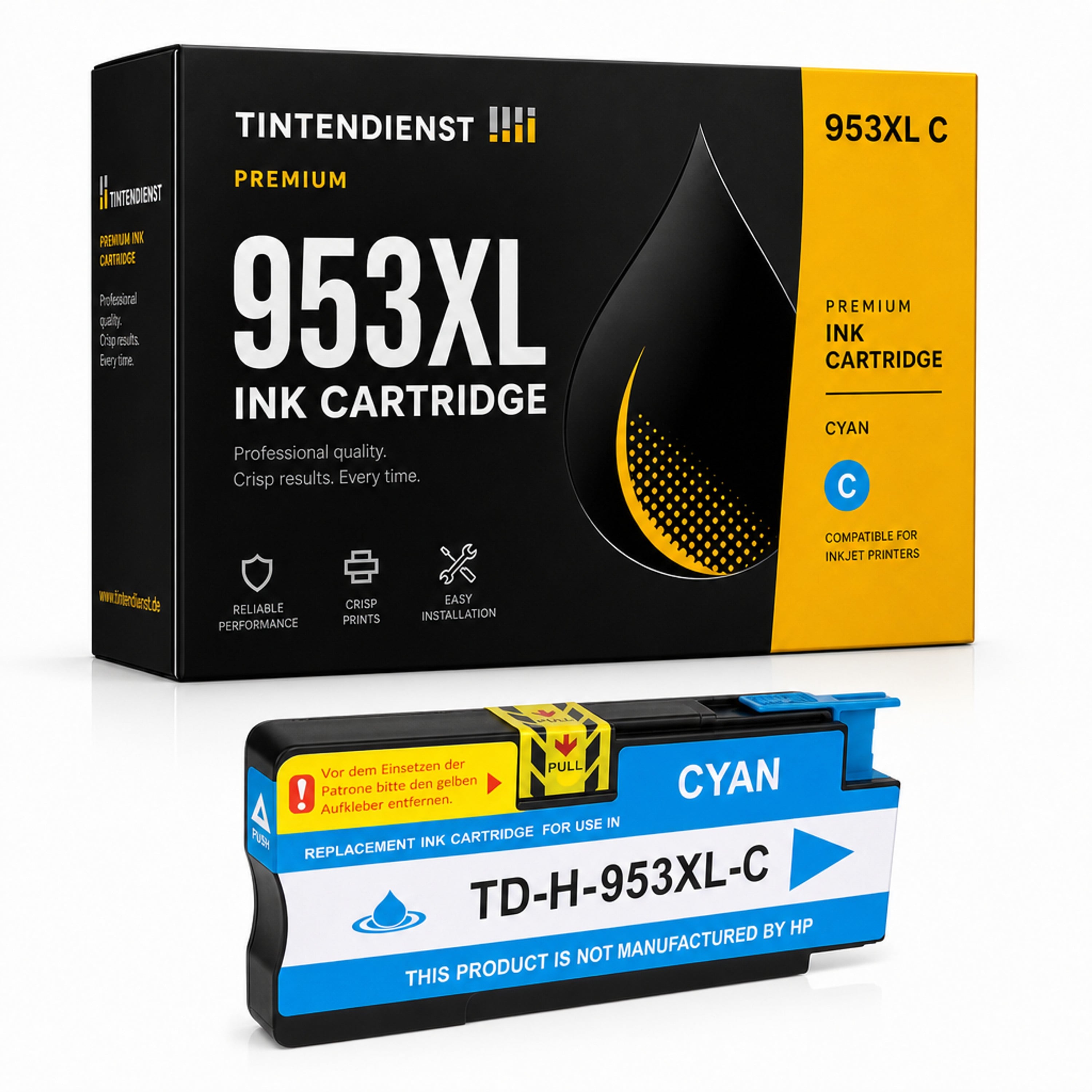 Druckerpatrone kompatibel zu HP 953XL, cyan