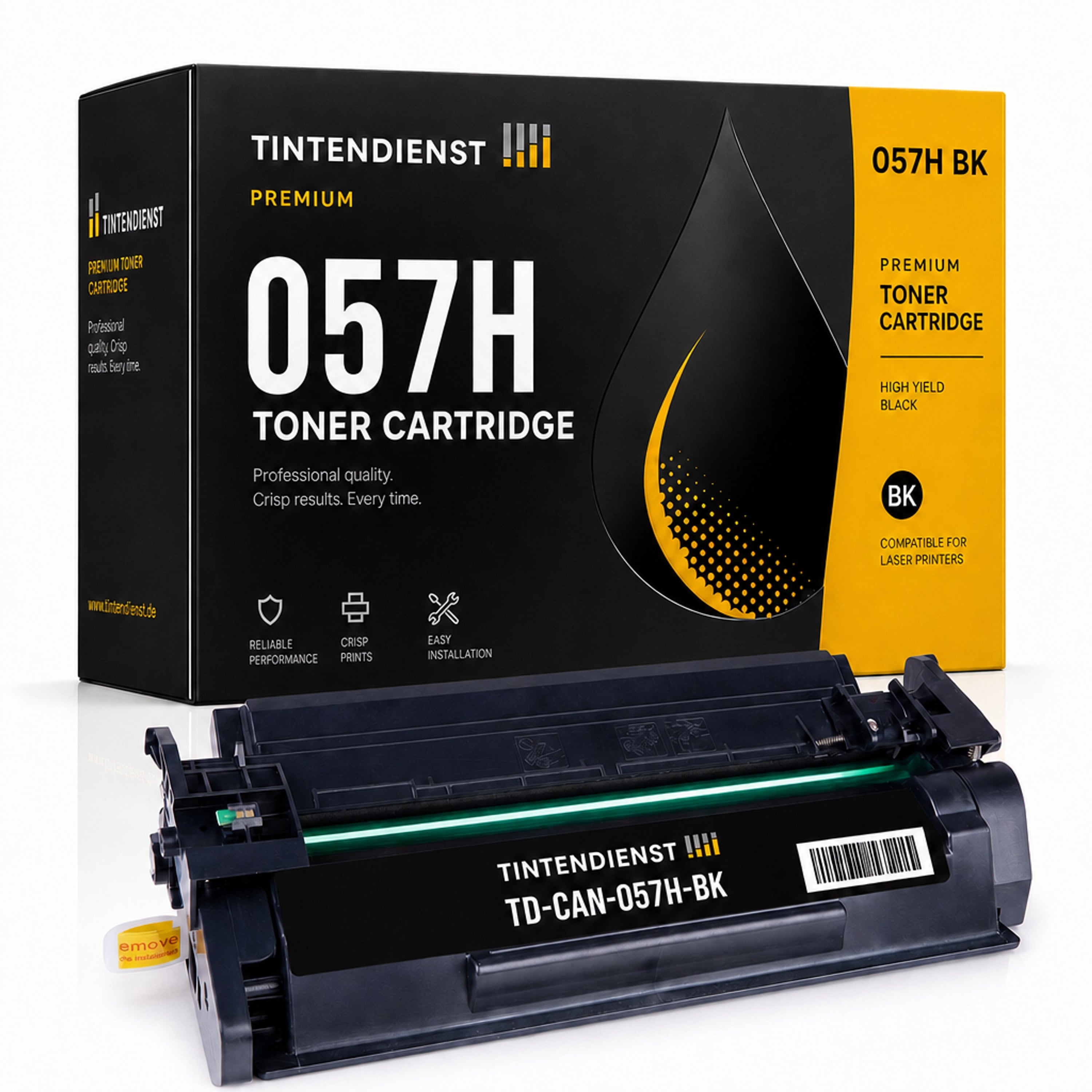 Toner kompatibel zu Canon 057H, schwarz