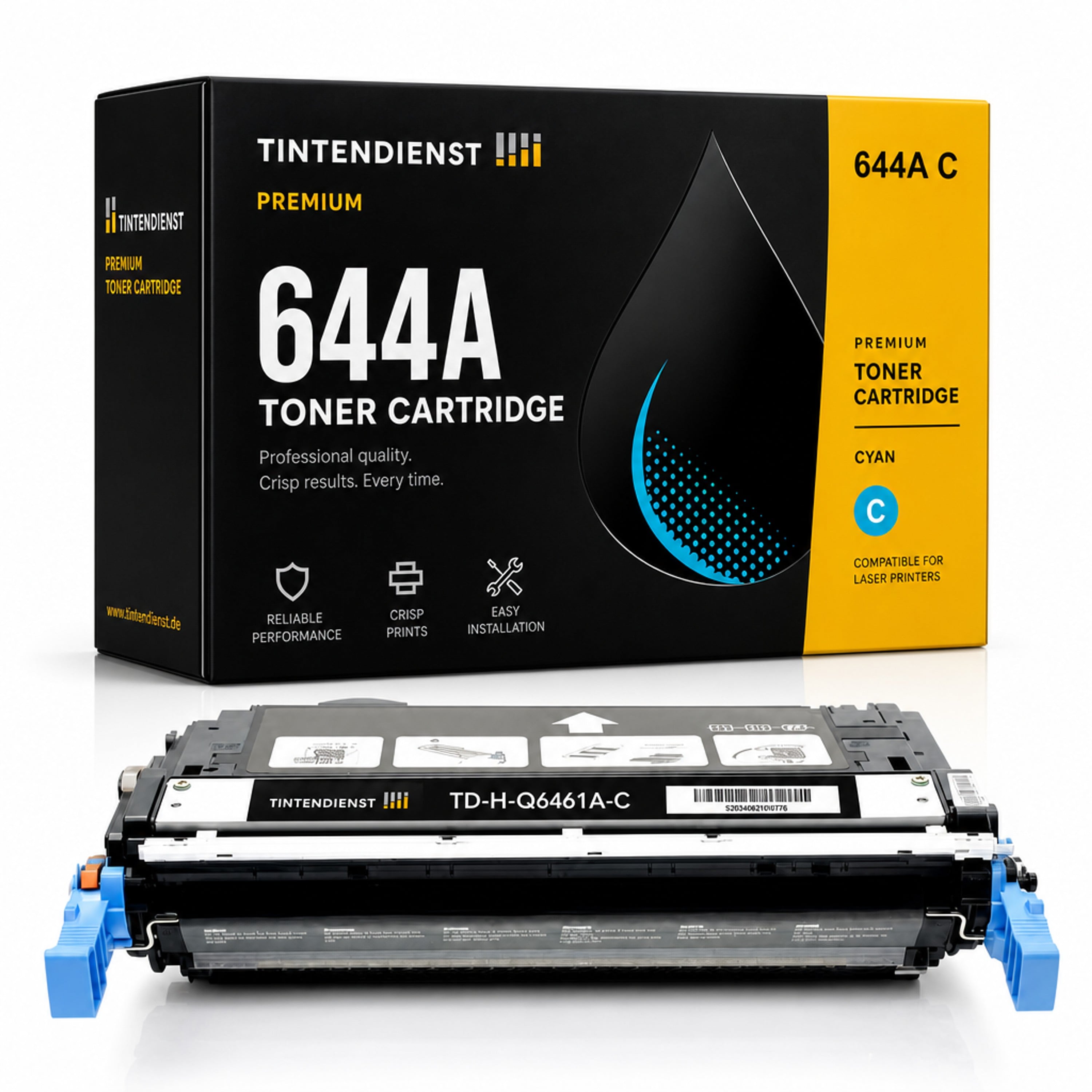 Toner kompatibel zu HP 644A, cyan