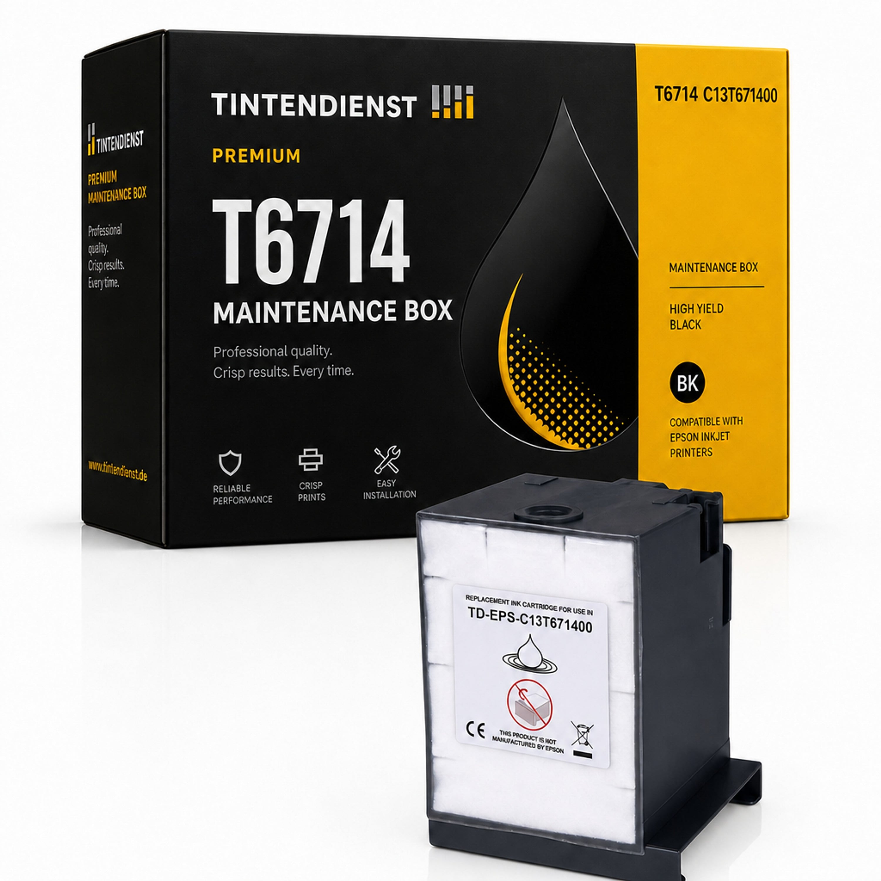 Resttintenbehälter kompatibel zu Epson T6714