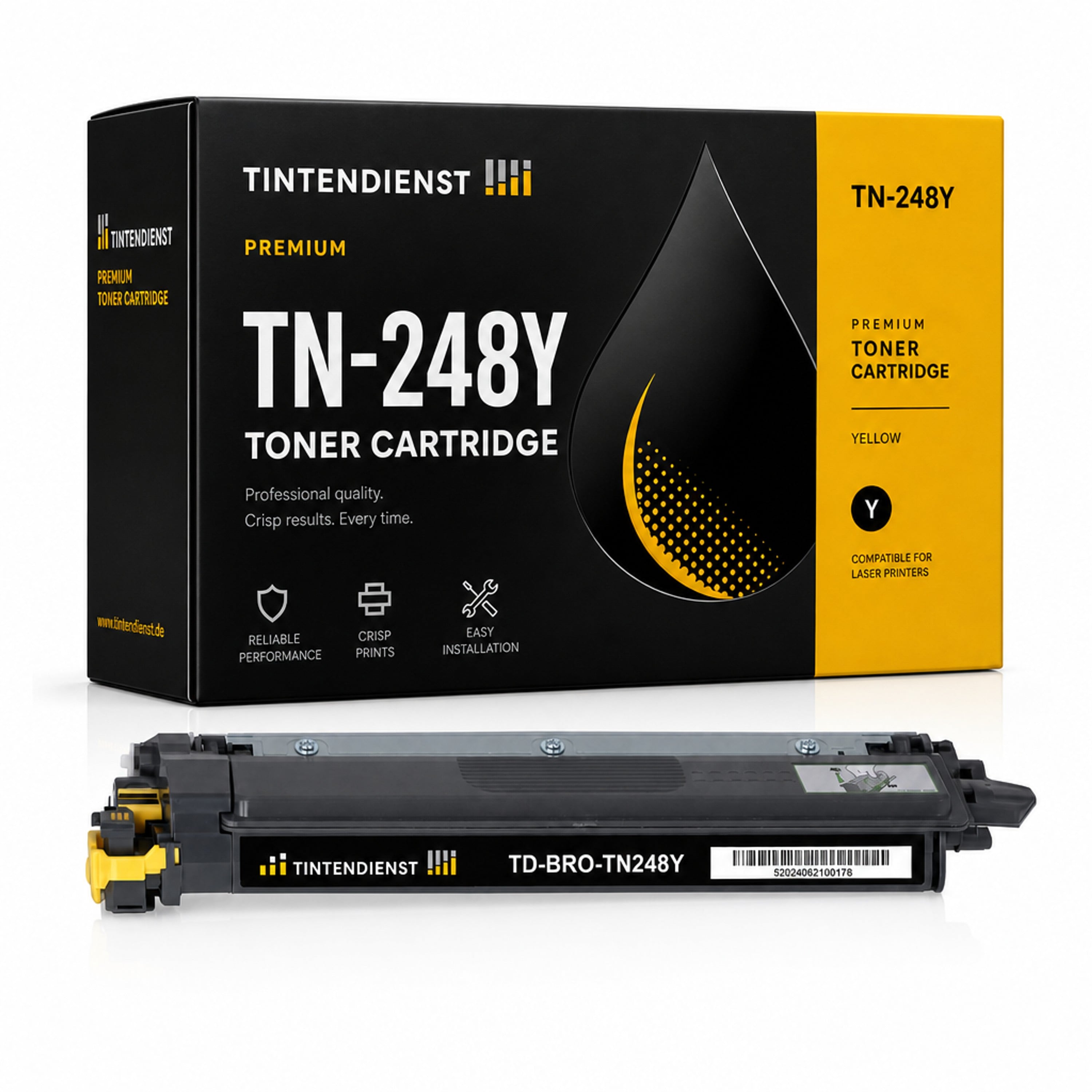 Toner kompatibel zu Brother TN-248Y, gelb