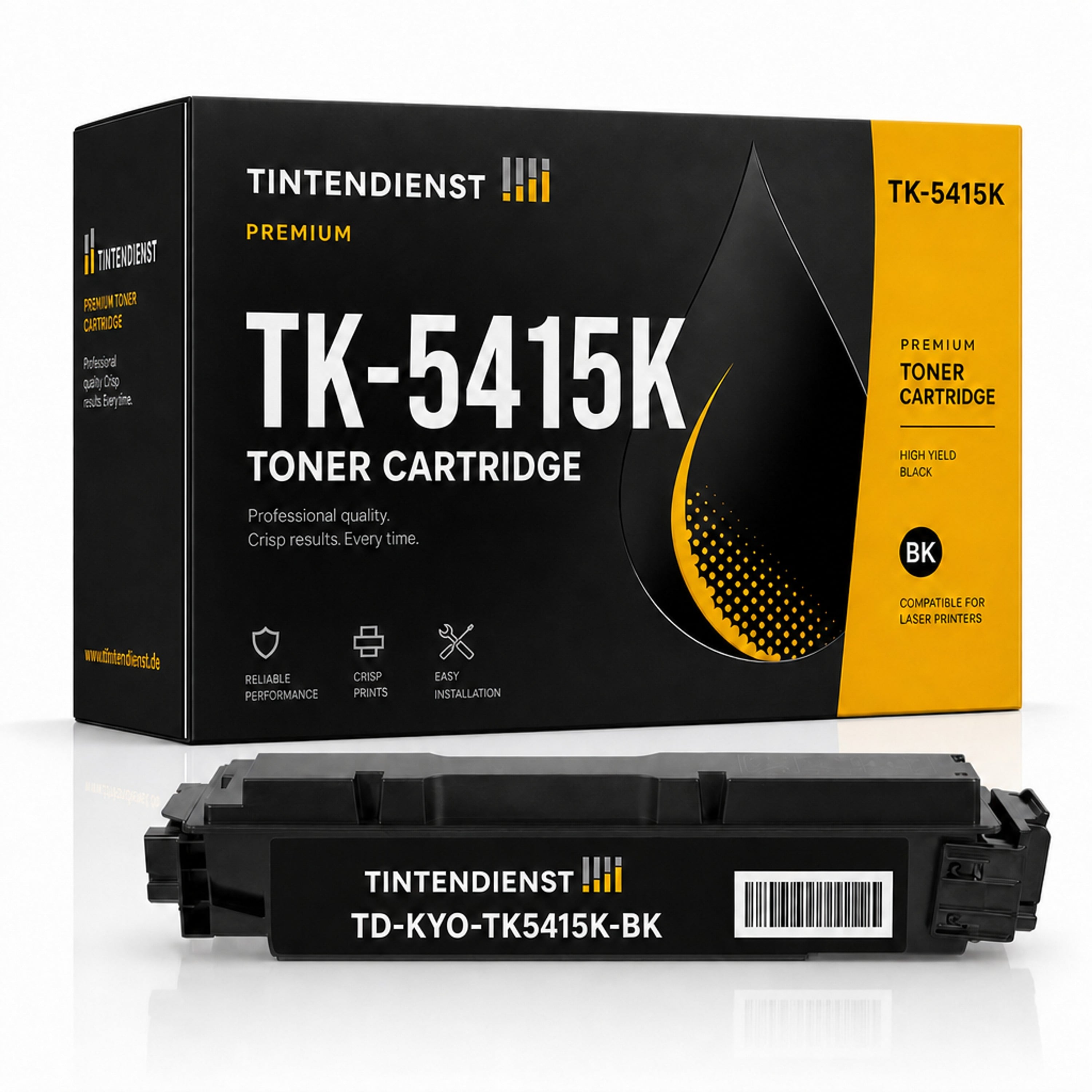 Toner kompatibel zu Kyocera TK-5415K, schwarz
