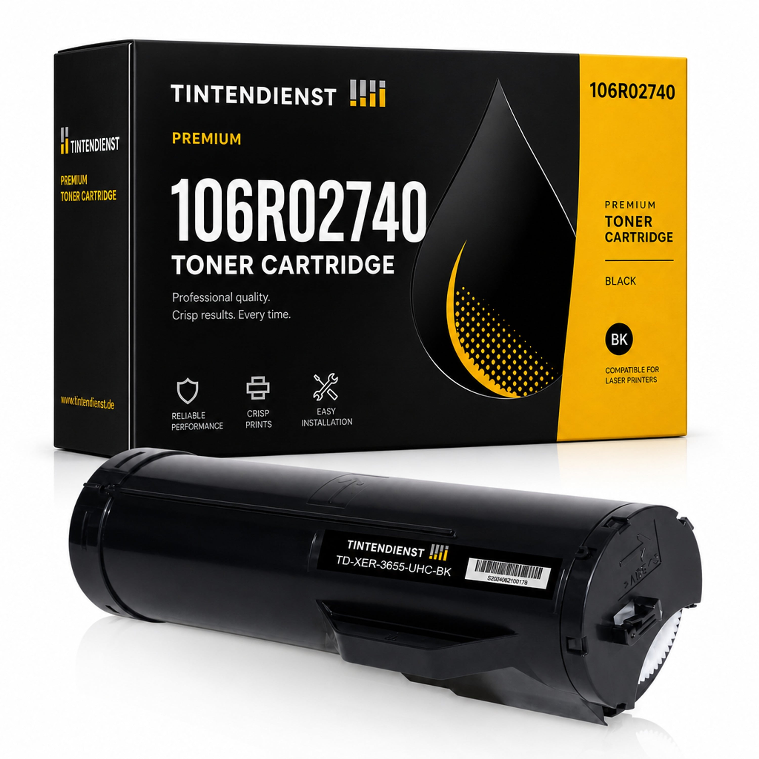 Toner kompatibel zu Xerox 106R02740, schwarz
