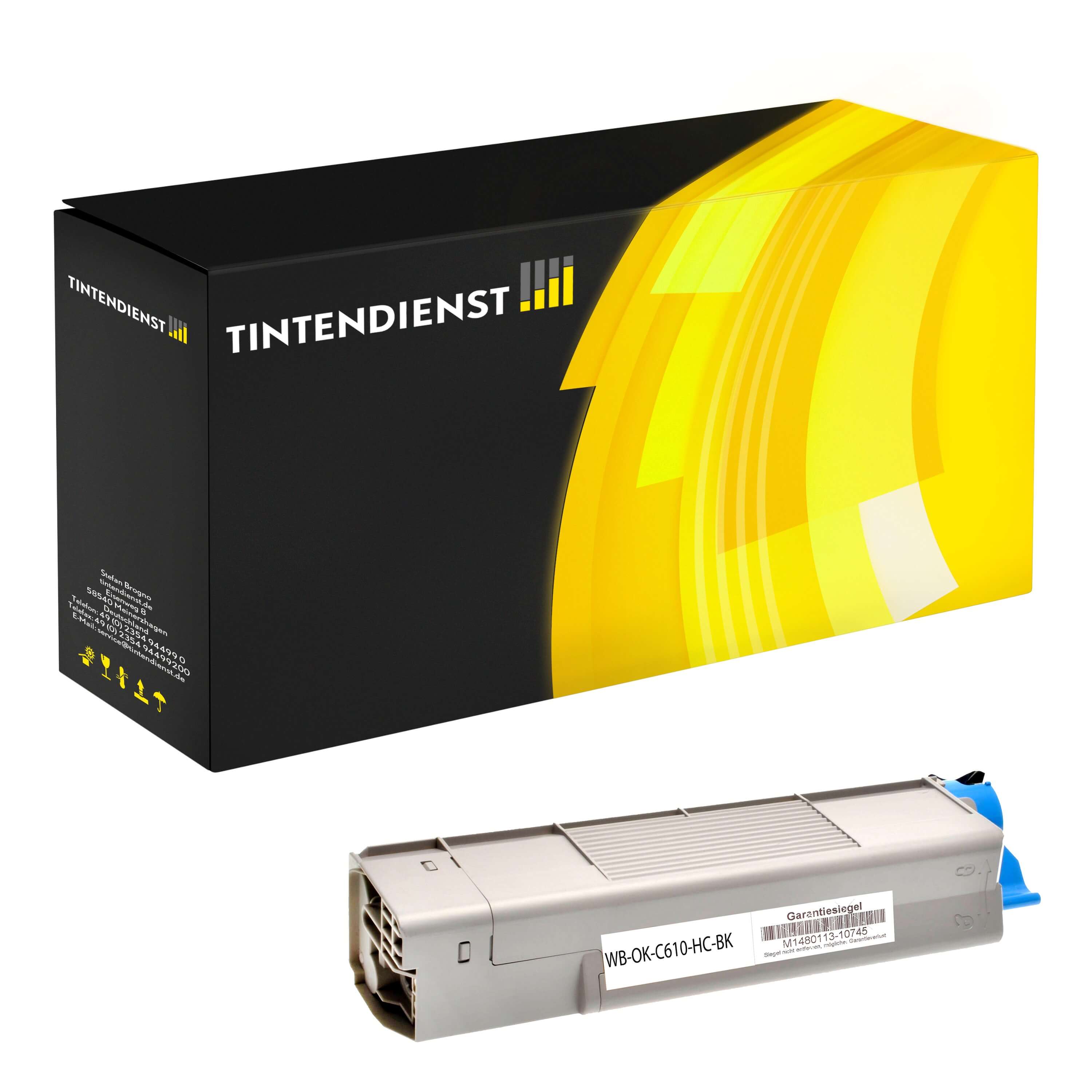 Toner kompatibel zu OKI 44315308, schwarz