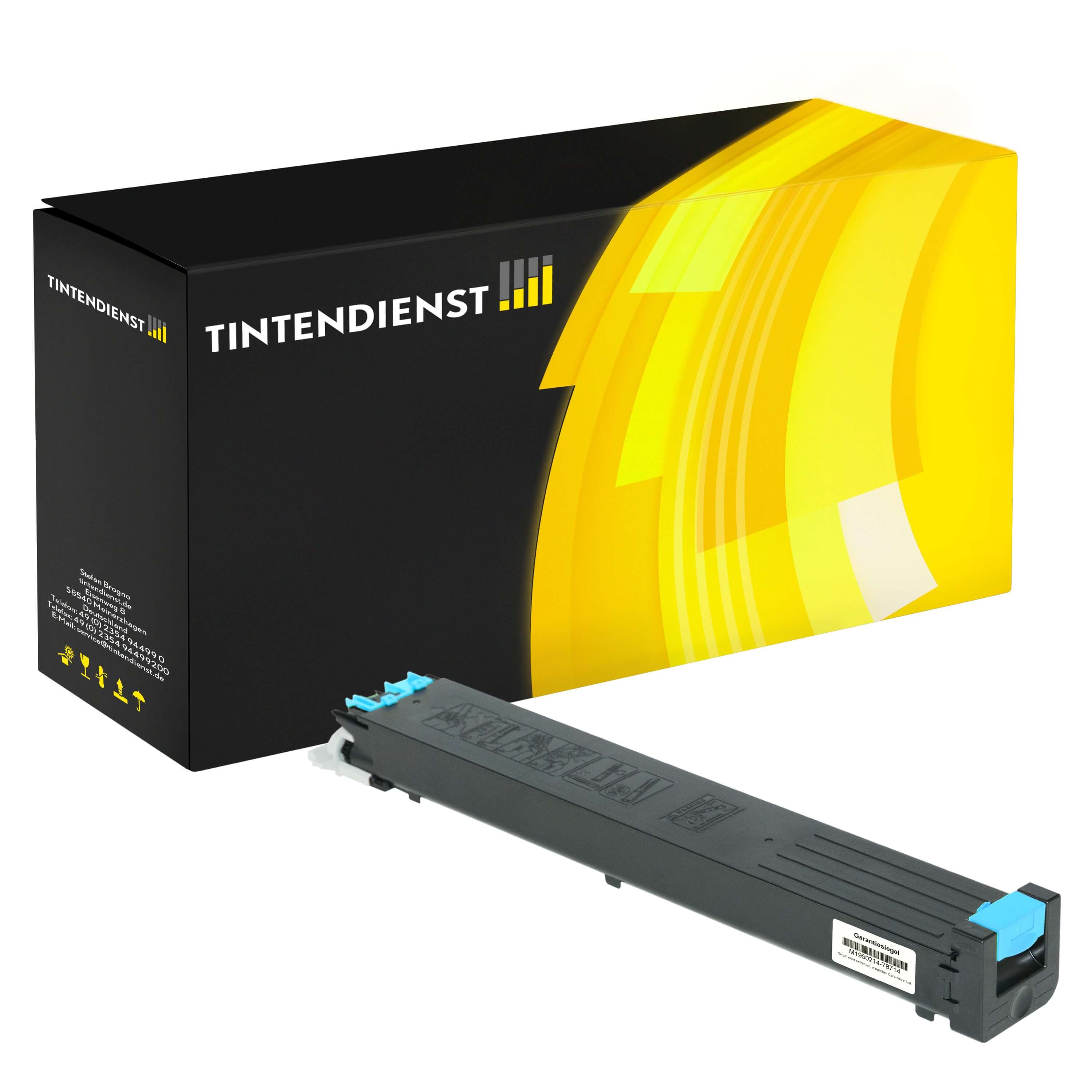 Toner kompatibel zu Sharp MX-27GTCA, cyan