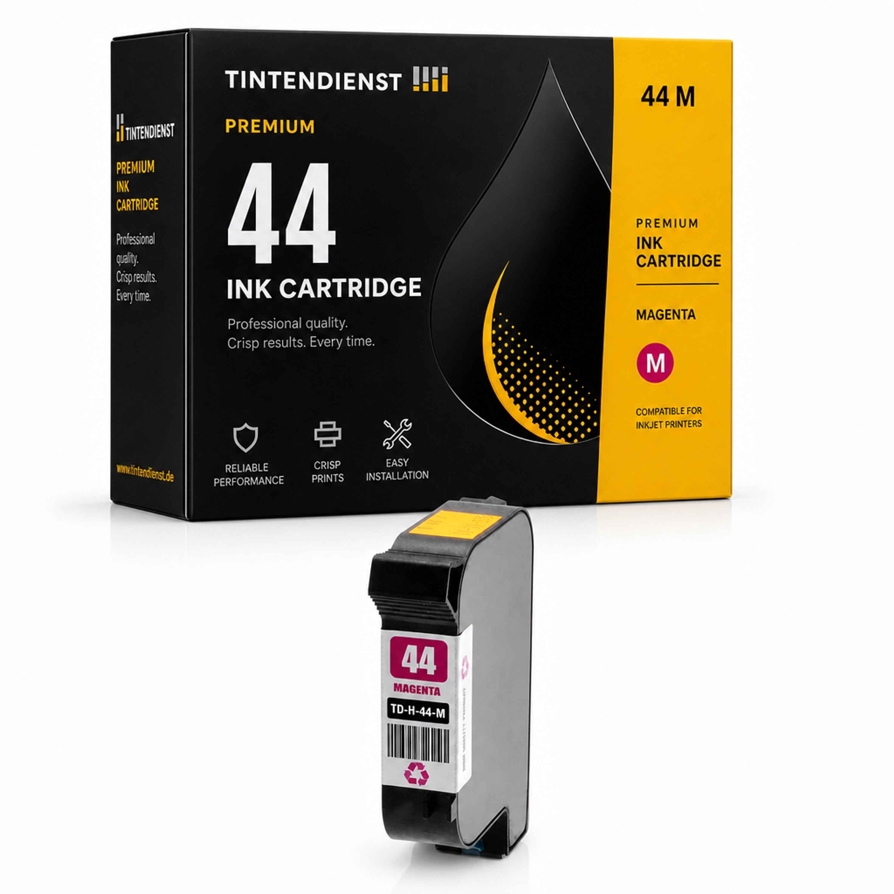 Druckerpatrone kompatibel zu HP 44, magenta