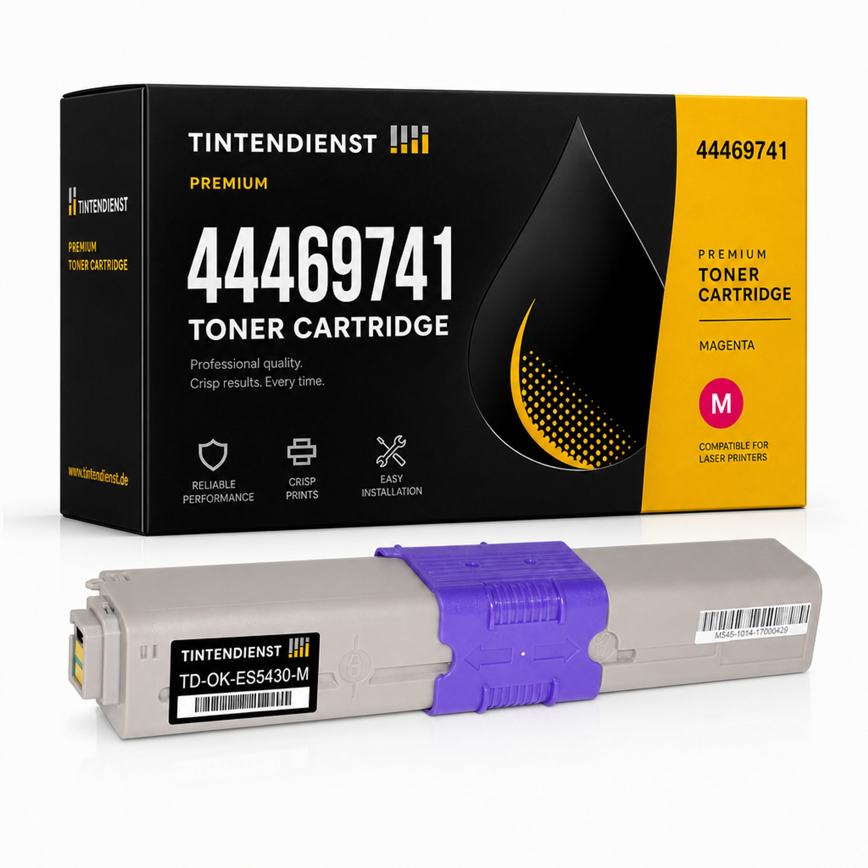 Toner kompatibel zu OKI 44469741, magenta