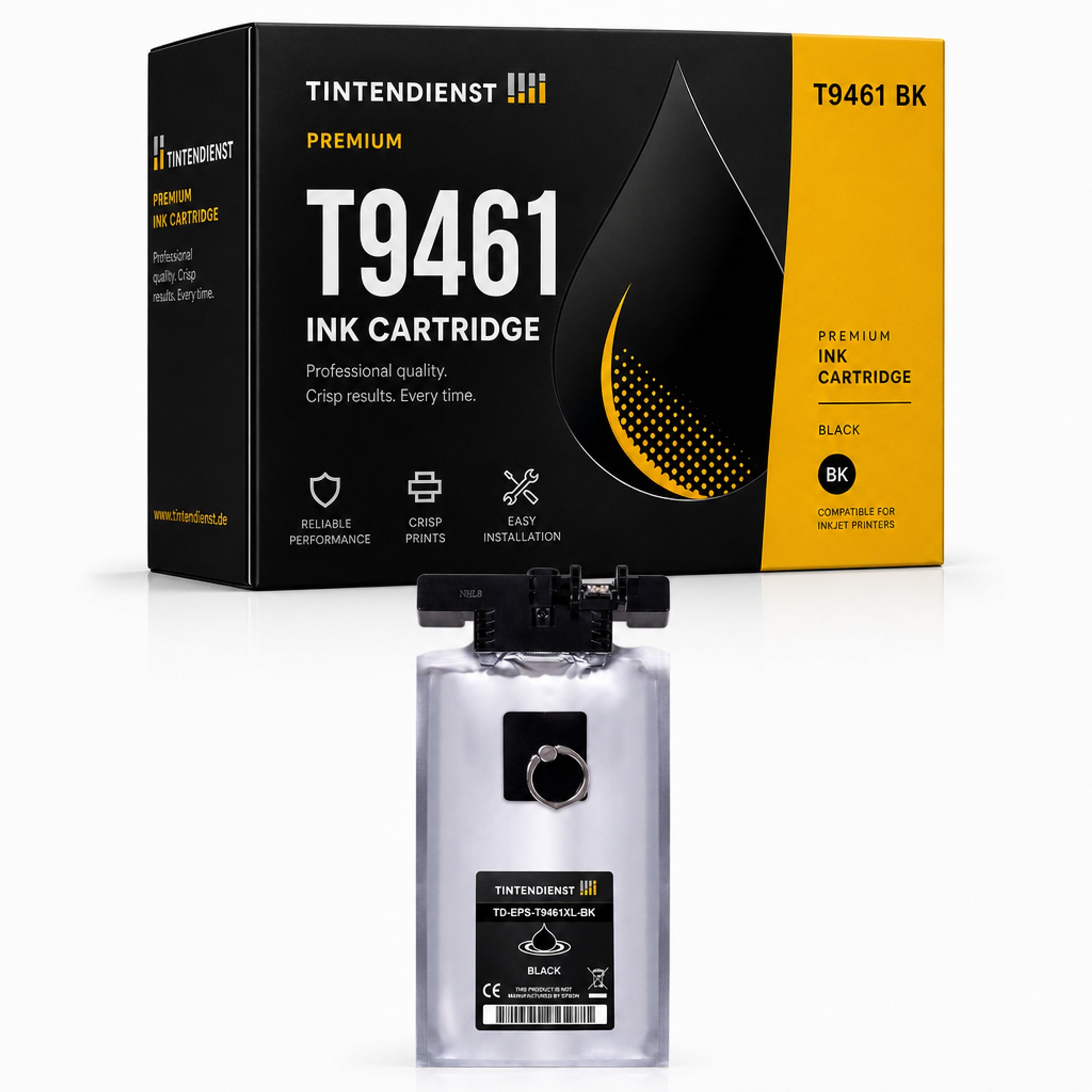 Druckerpatrone kompatibel zu Epson T9461, schwarz