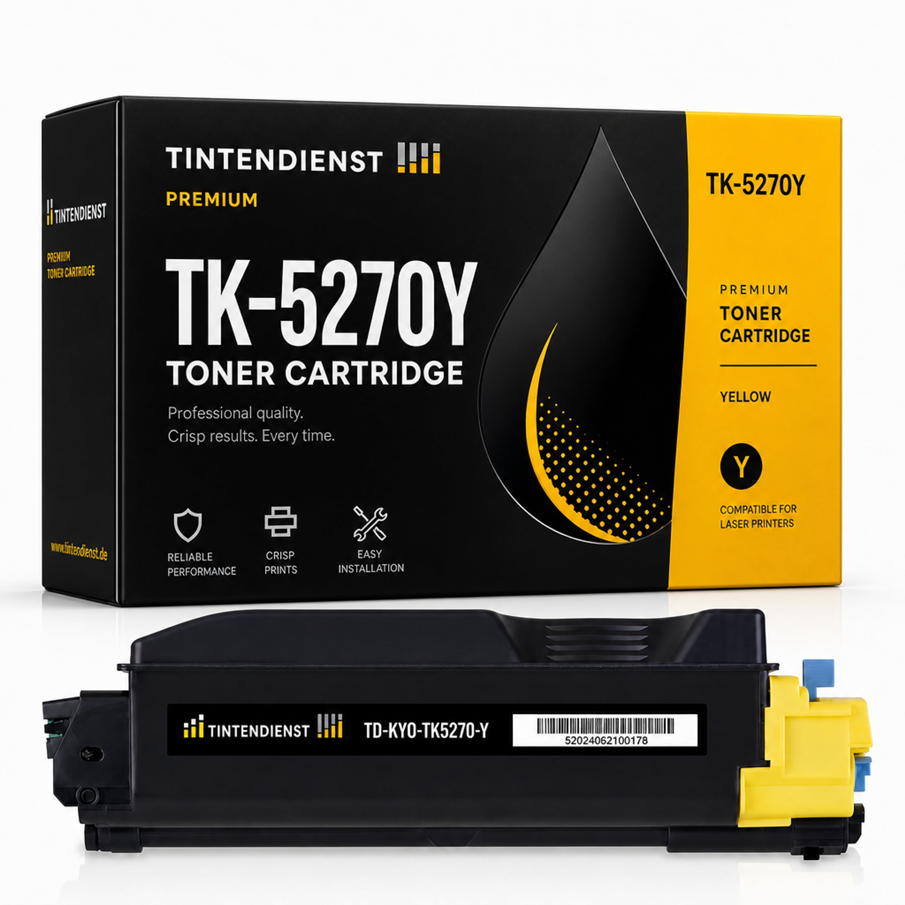 Toner kompatibel zu Kyocera TK-5270Y, gelb