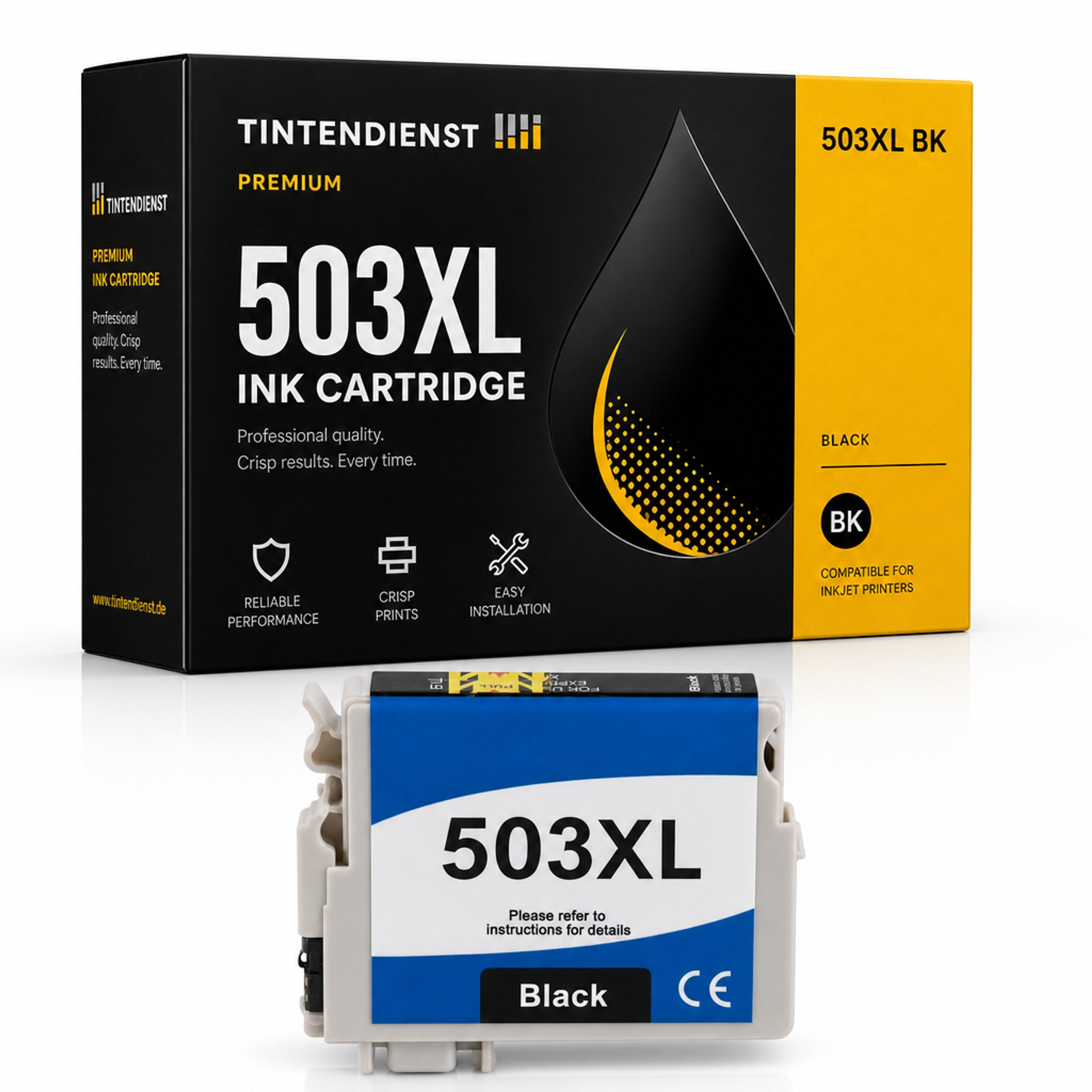 Druckerpatrone kompatibel zu Epson 503XL, schwarz