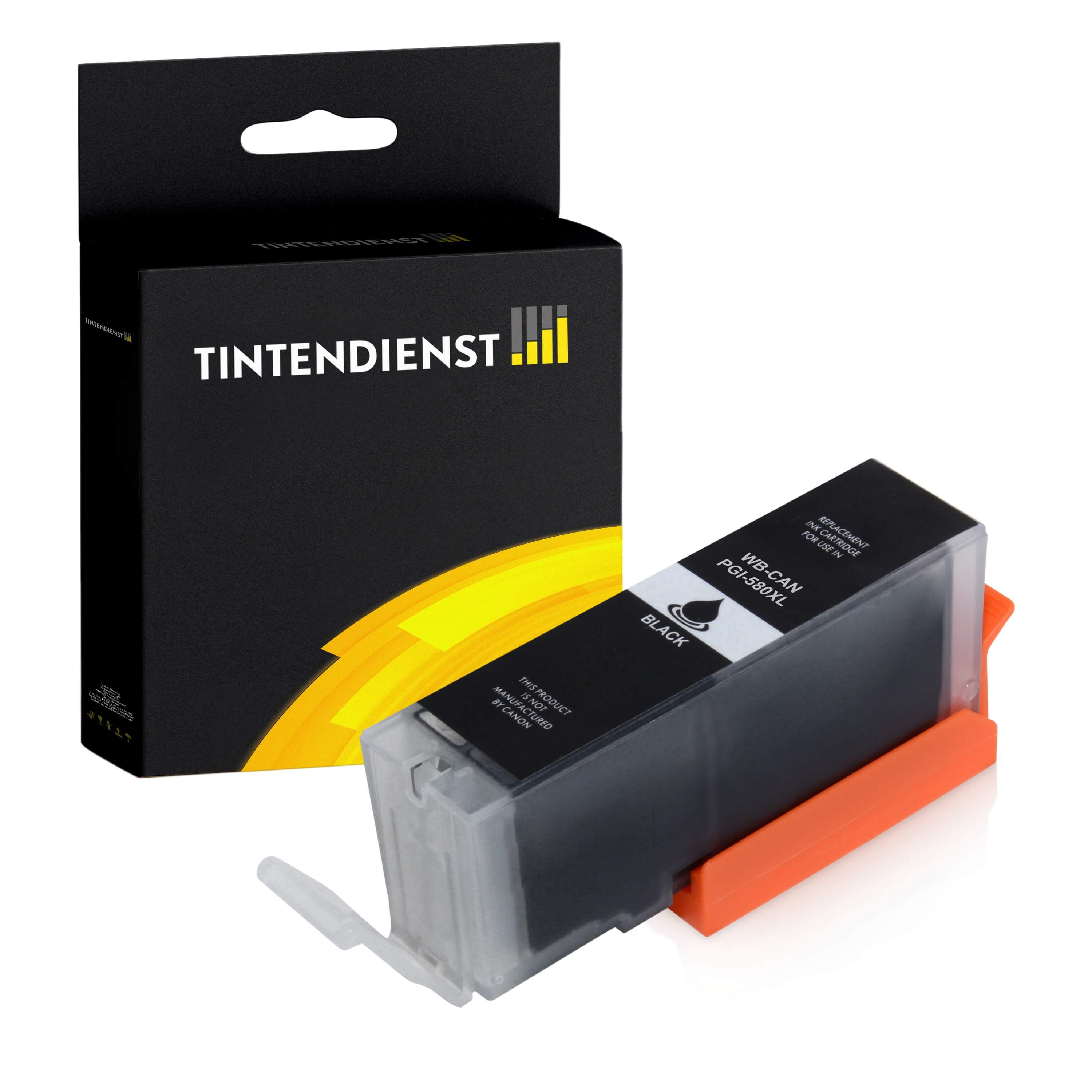 Tintendienst kompatibel für Canon Tintenpatrone 2078C001 / PGI-580PGBK Schwarz