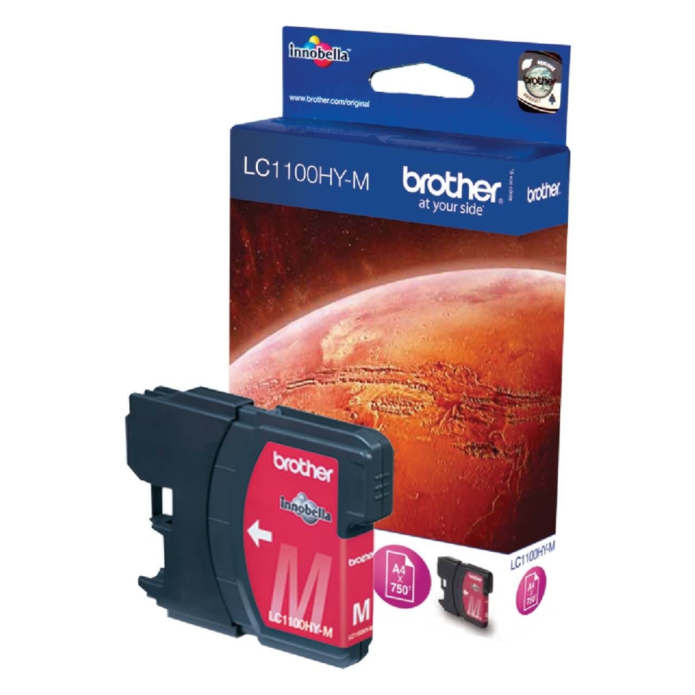 Original Brother Tintenpatrone LC-1100HYM Magenta