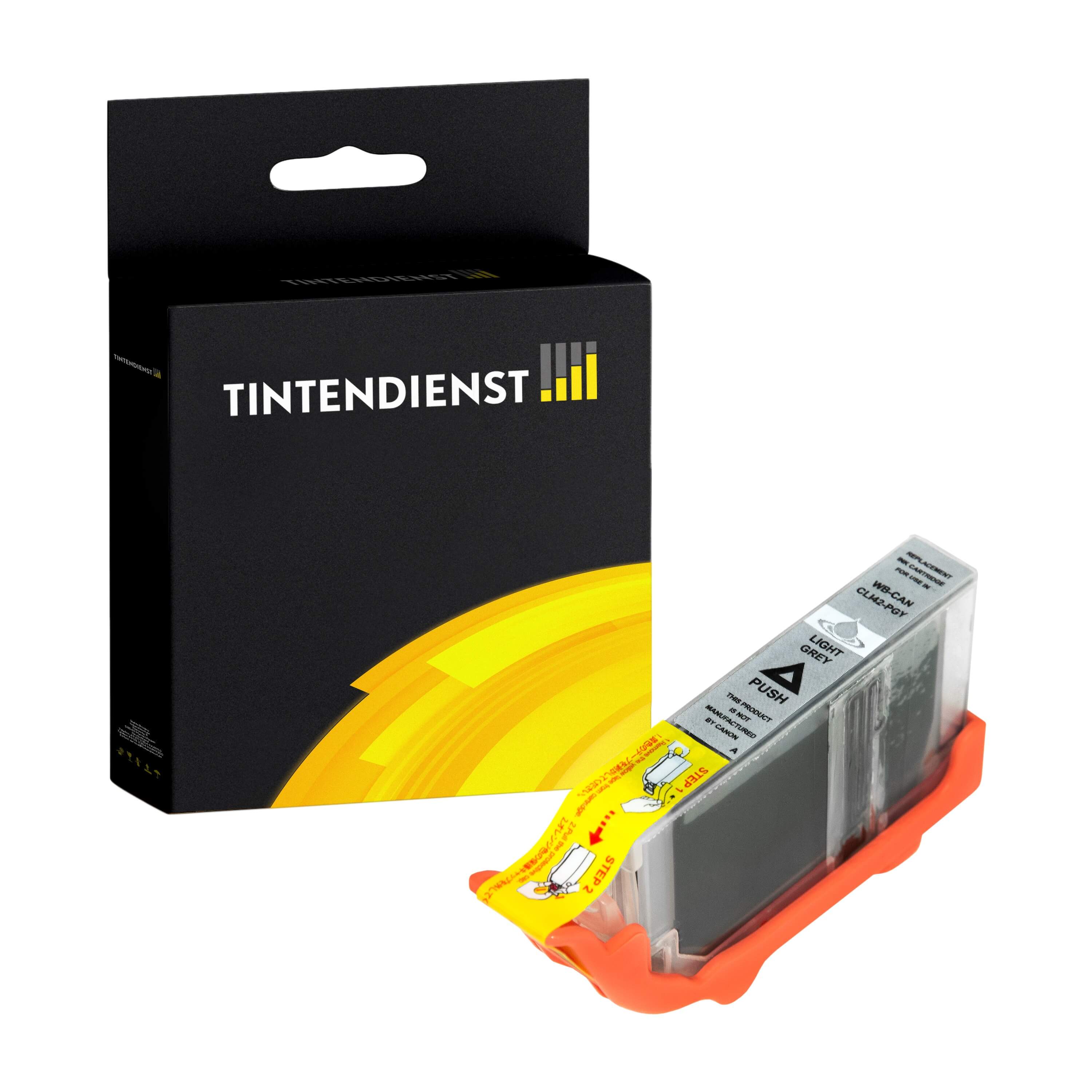 Tintendienst kompatibel für Canon Tintenpatrone 6391B001 / CLI-42LGY Light Grau