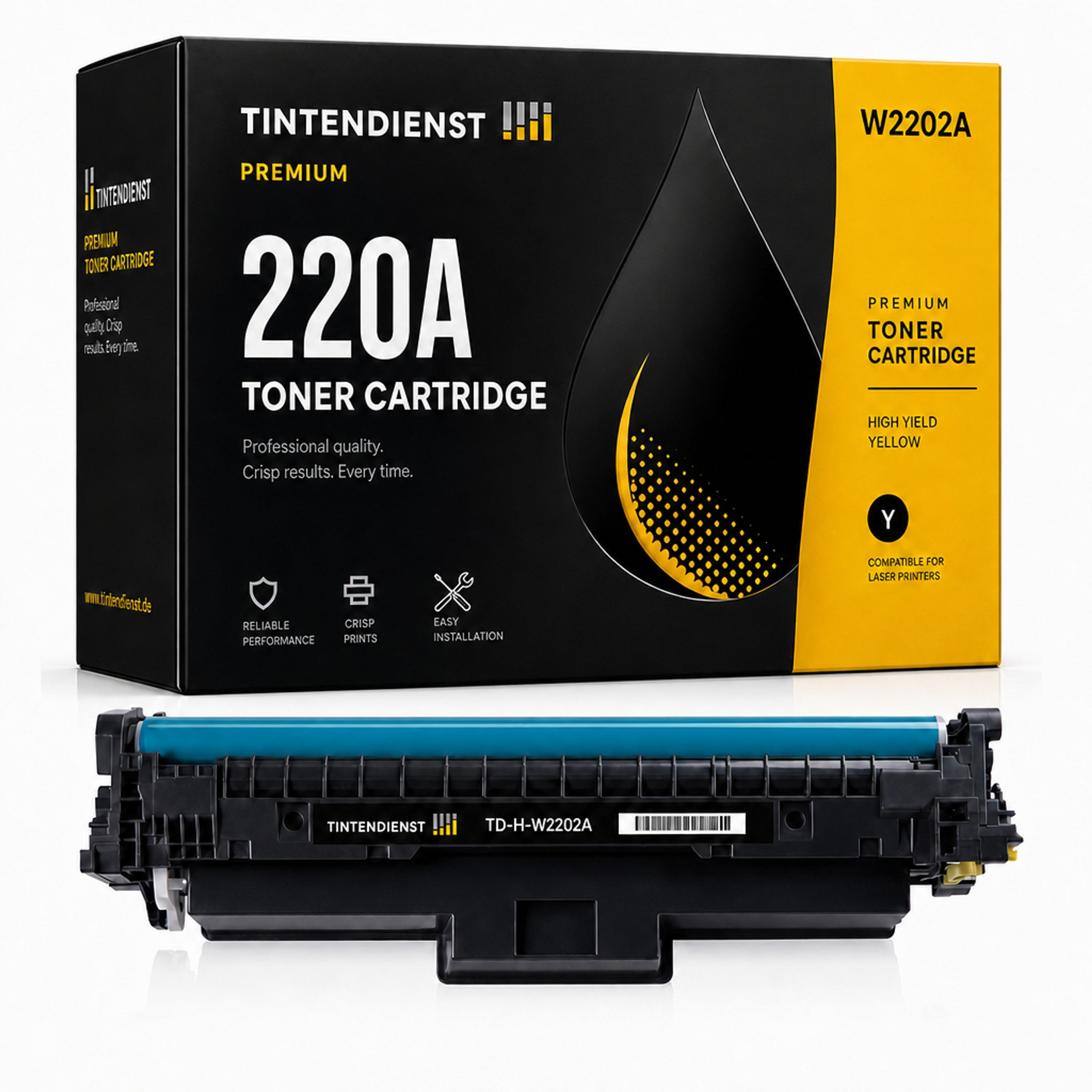 Toner kompatibel zu HP 220A, gelb