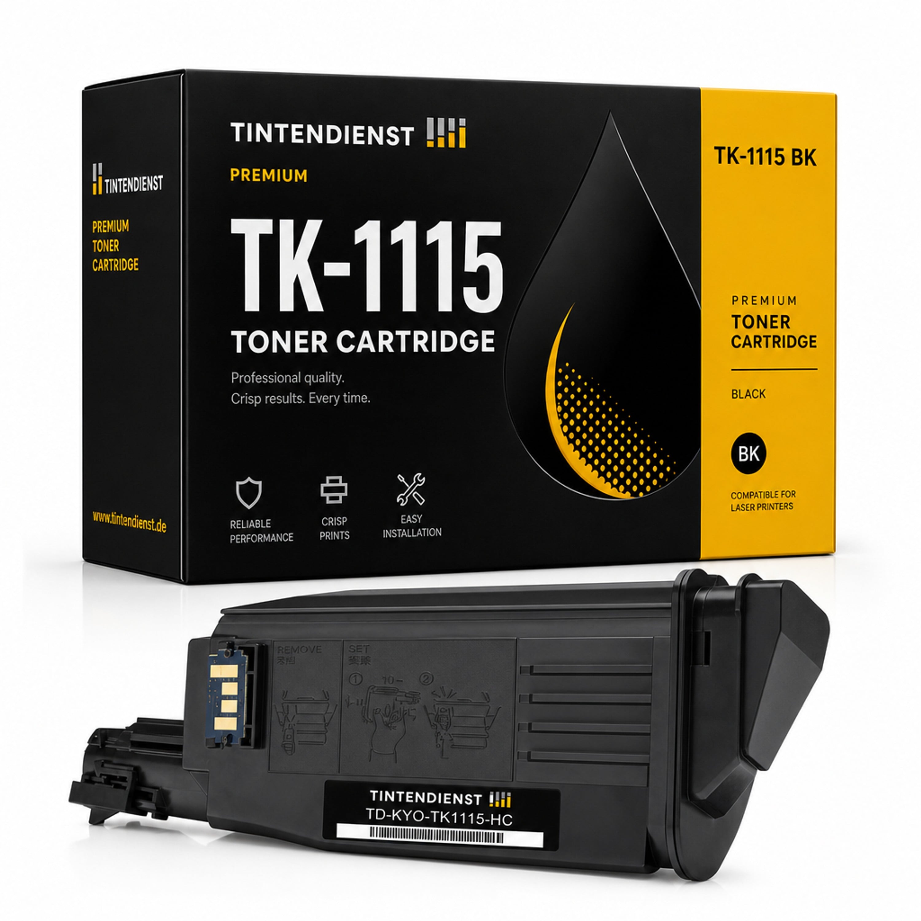 Toner kompatibel zu Kyocera TK-1115, schwarz