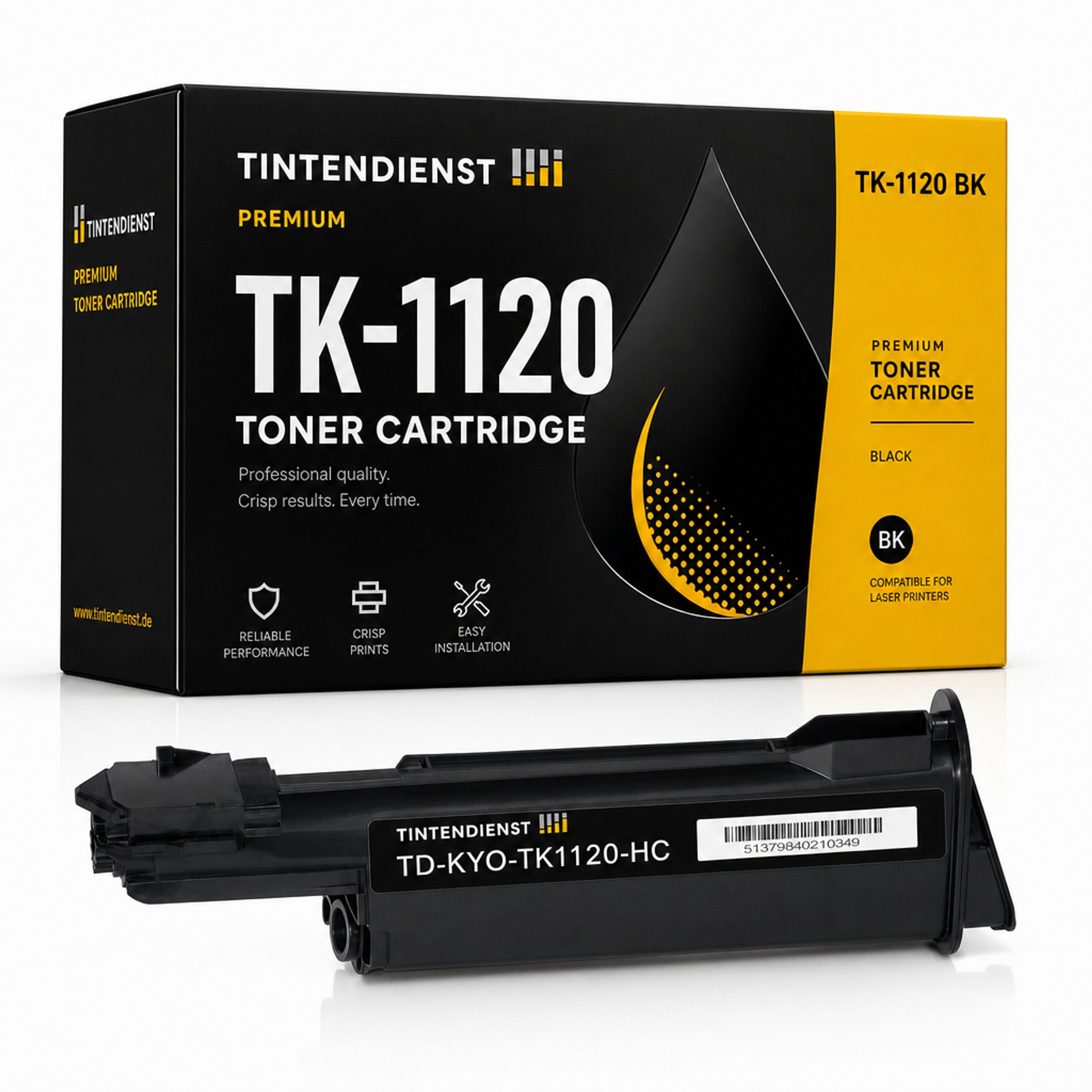 Toner kompatibel zu Kyocera TK-1120, schwarz