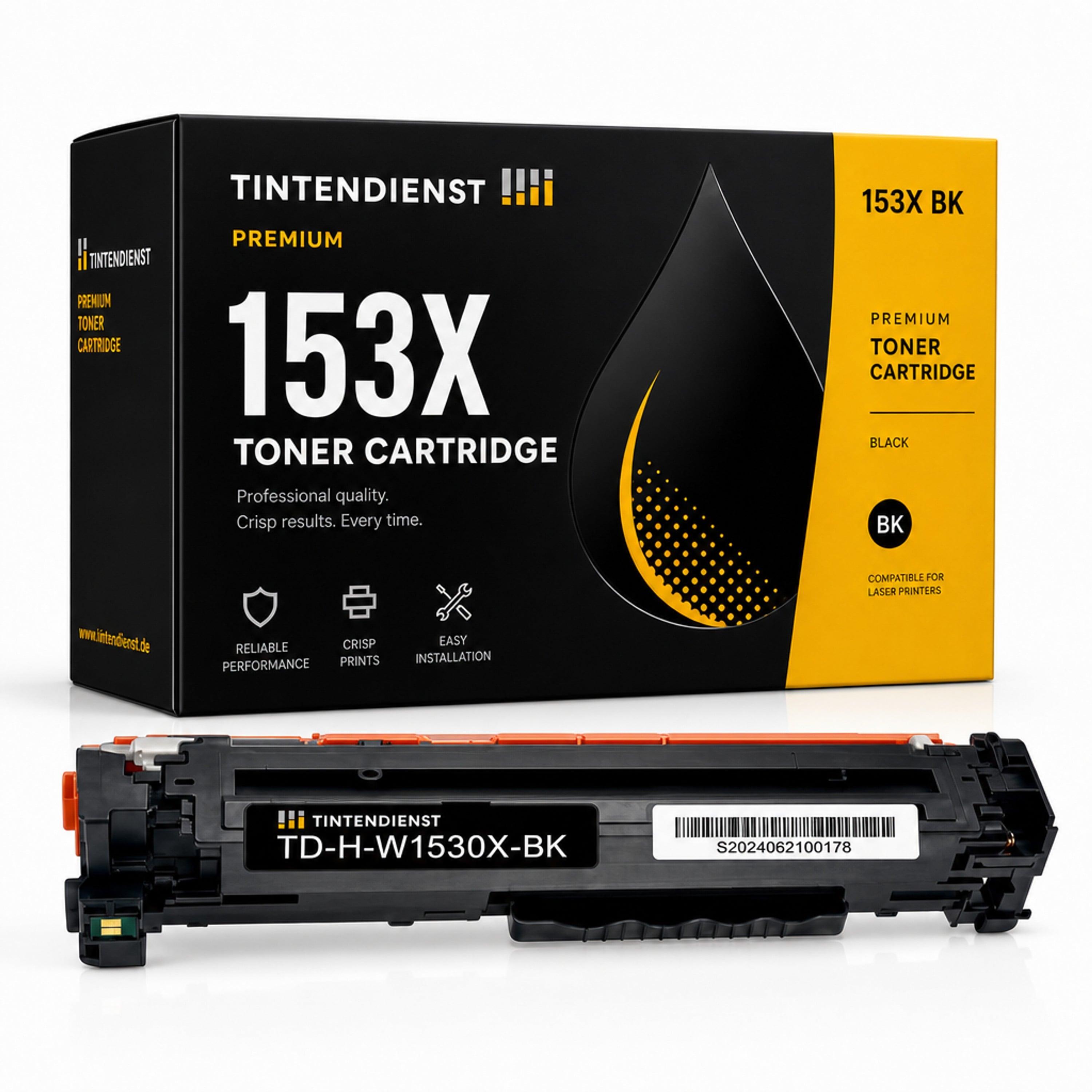 Toner kompatibel zu HP 153X, schwarz