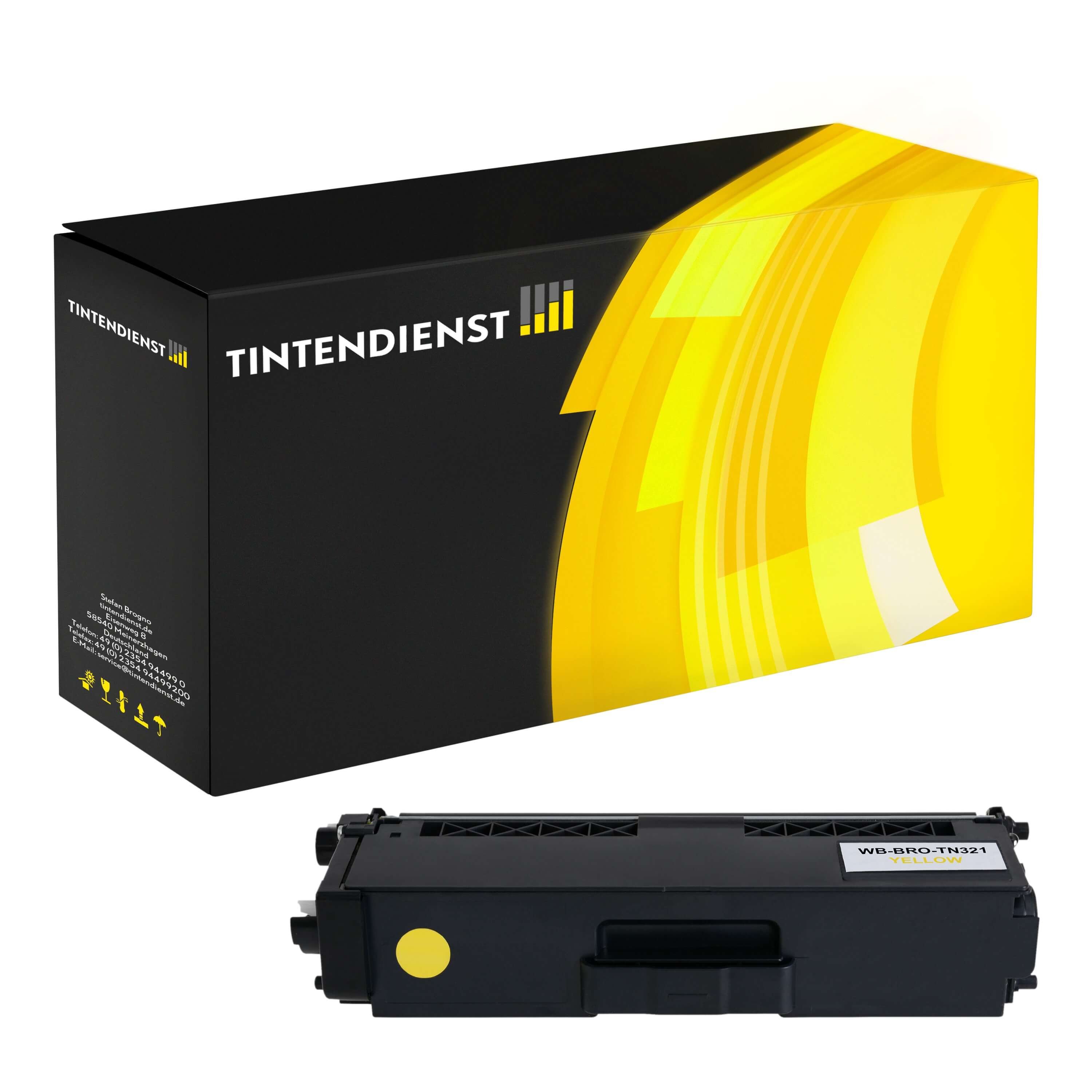 Toner kompatibel zu Brother TN-321Y, gelb