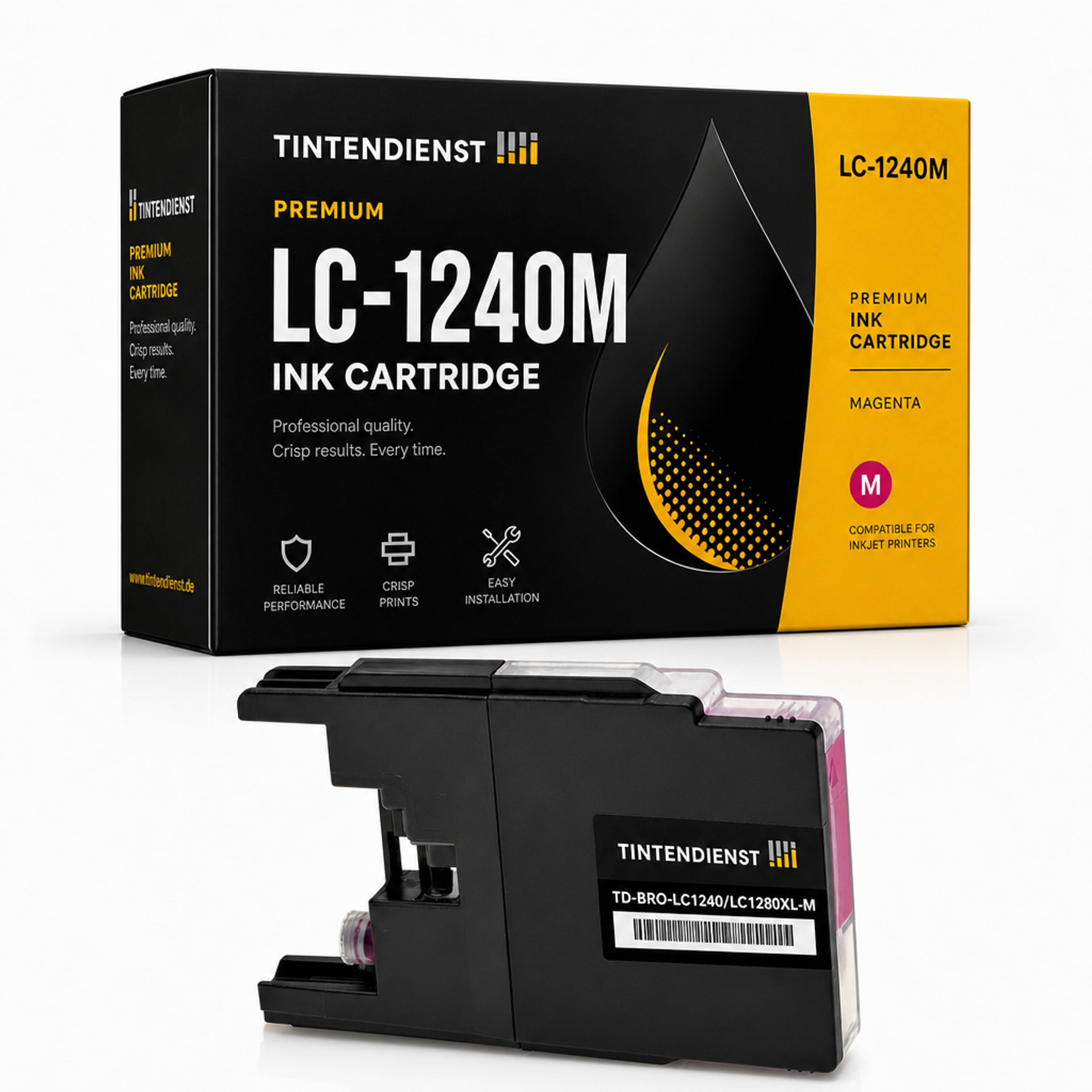 Druckerpatrone kompatibel zu Brother LC-1240M, magenta