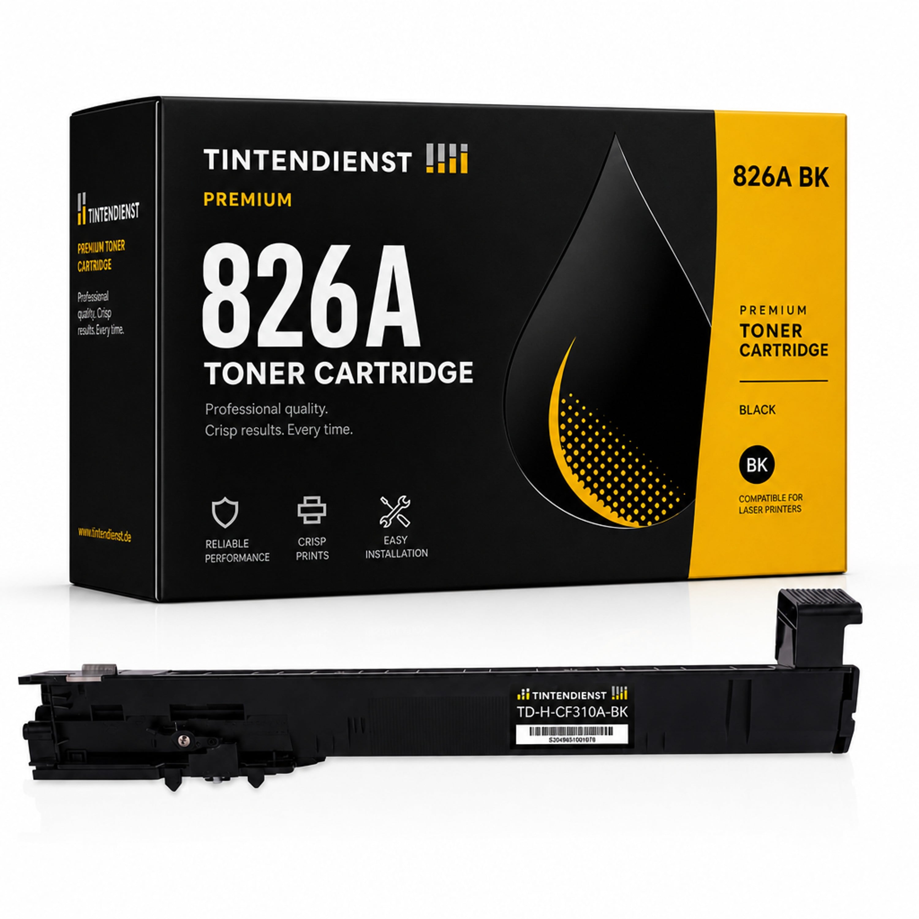 Toner kompatibel zu HP 826A, schwarz