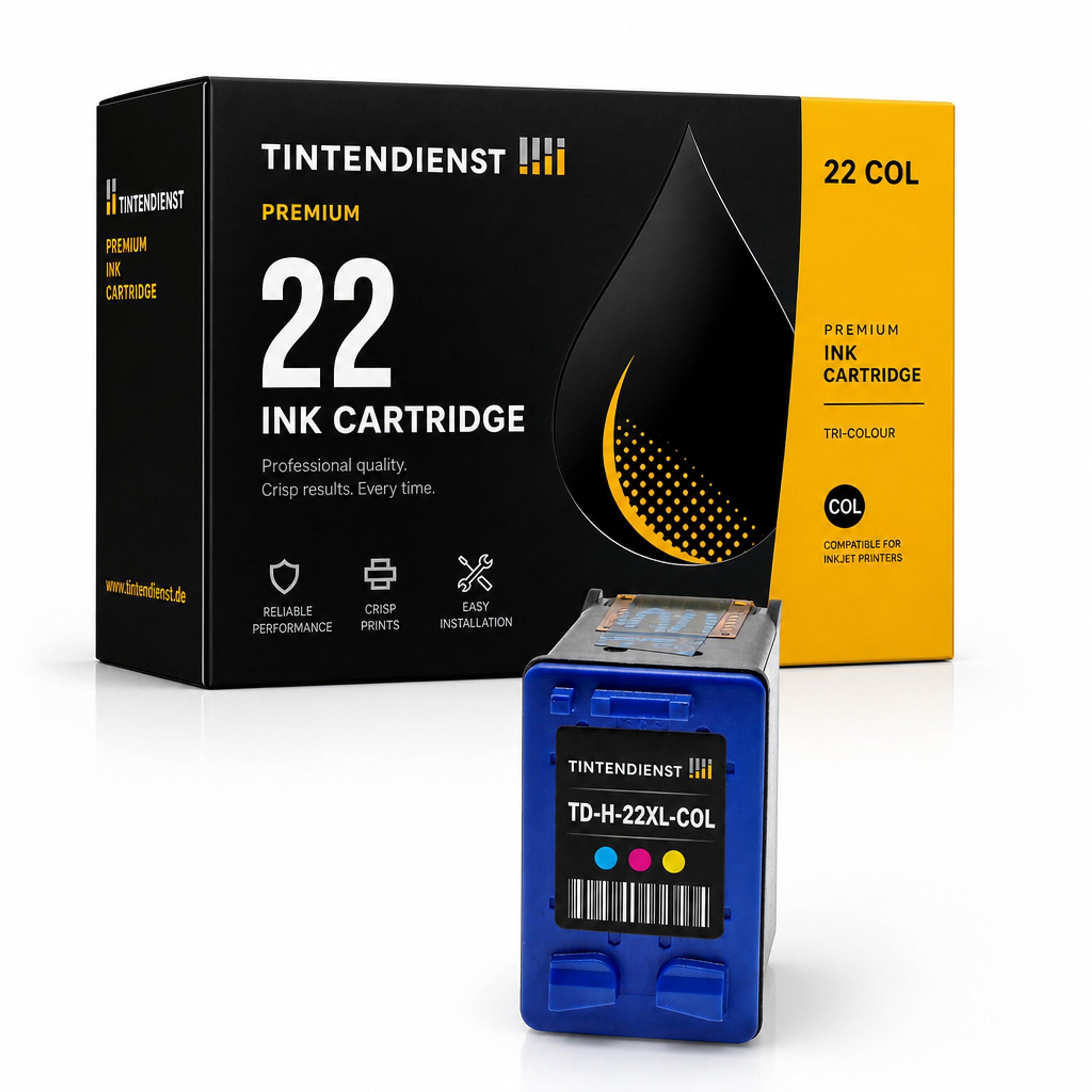 Druckerpatrone kompatibel zu HP 22, color