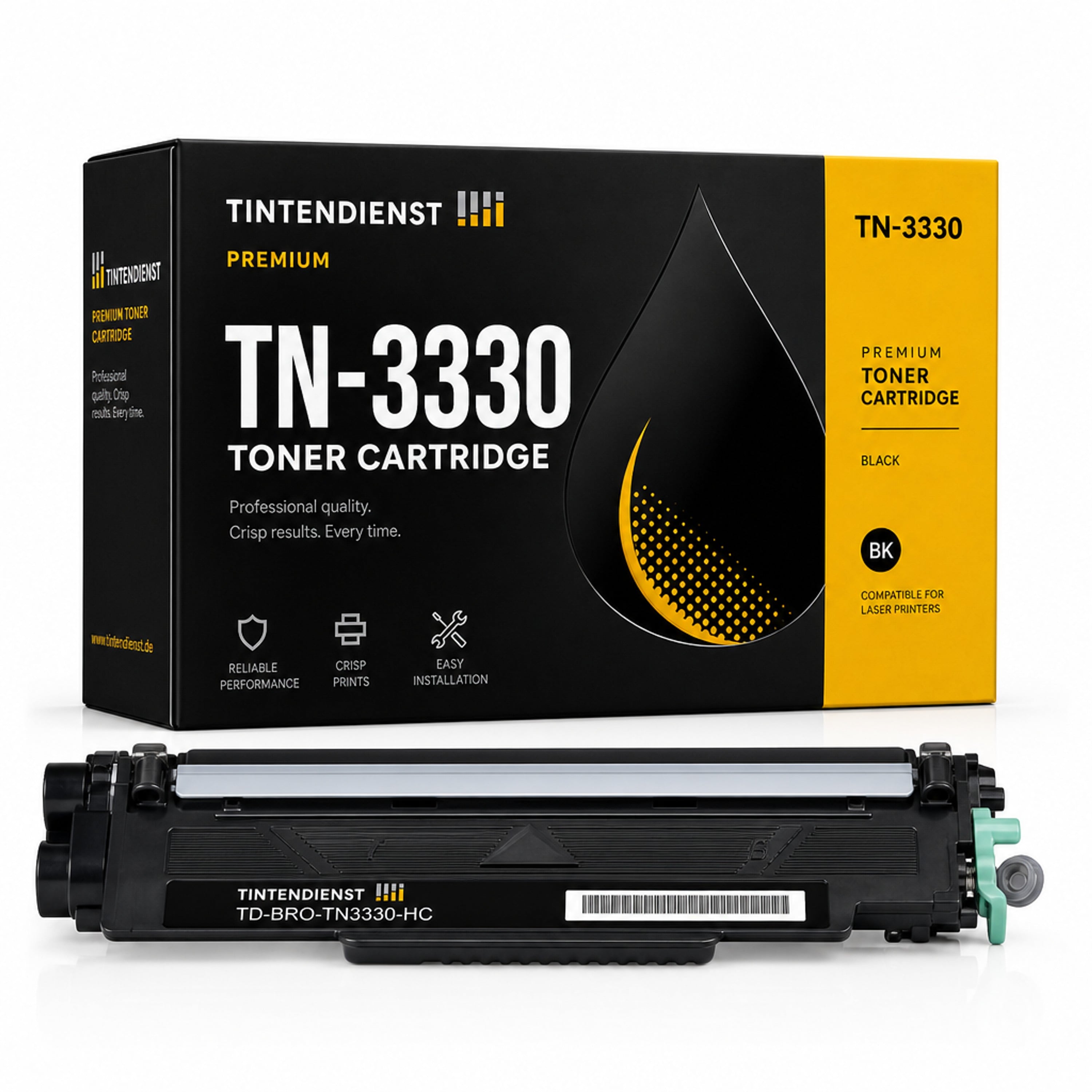 Toner kompatibel zu Brother TN-3330, schwarz