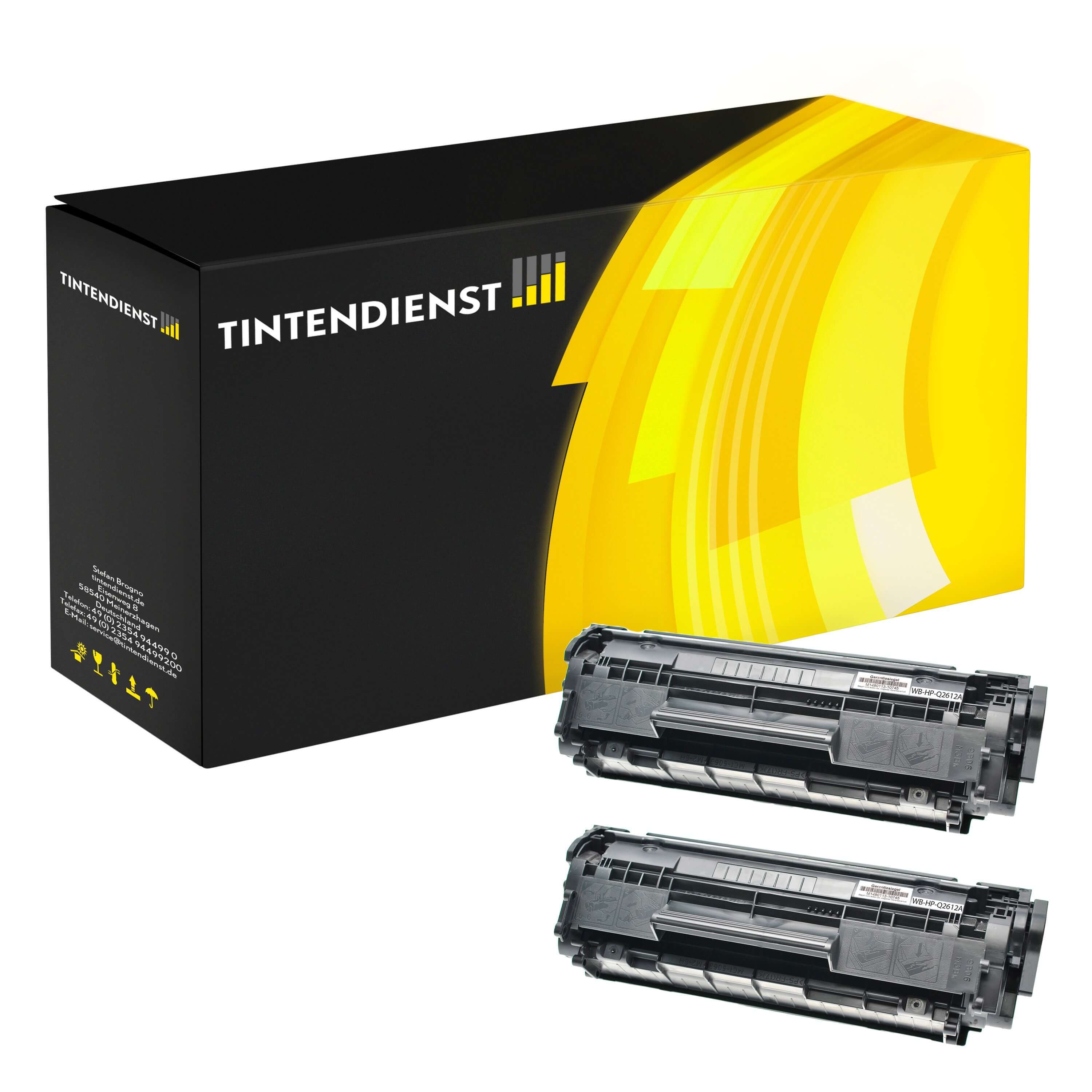 Set kompatibel zu HP 12AD, 2 Toner