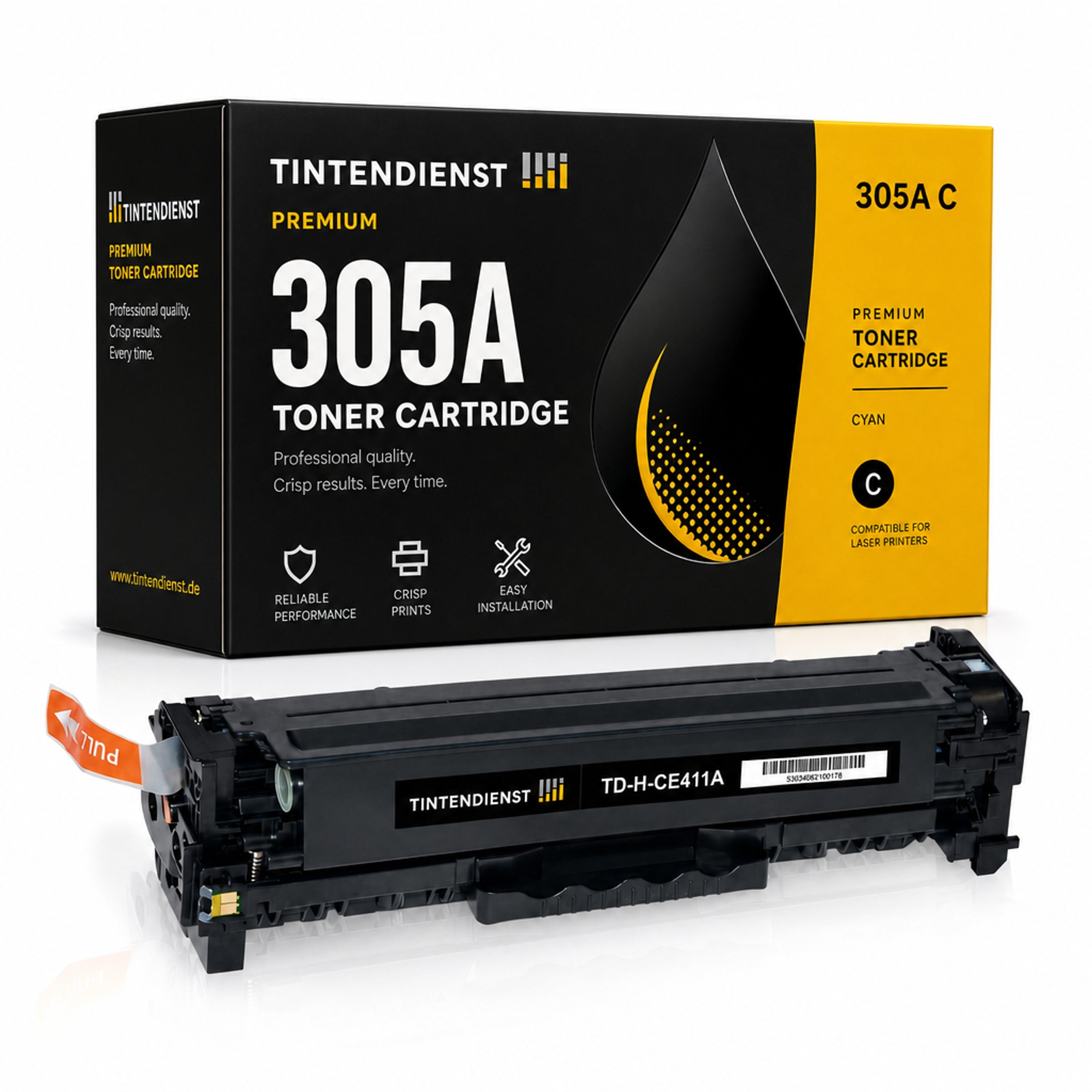 Toner kompatibel zu HP 305A, cyan