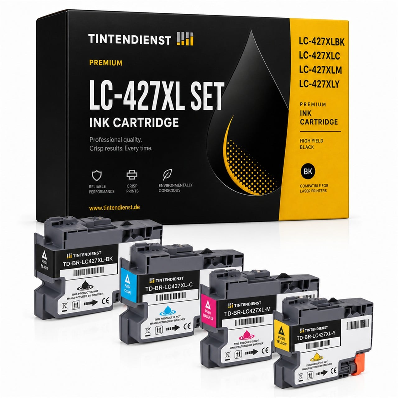 Tintendienst 4er Multipack Brother LC427VAL