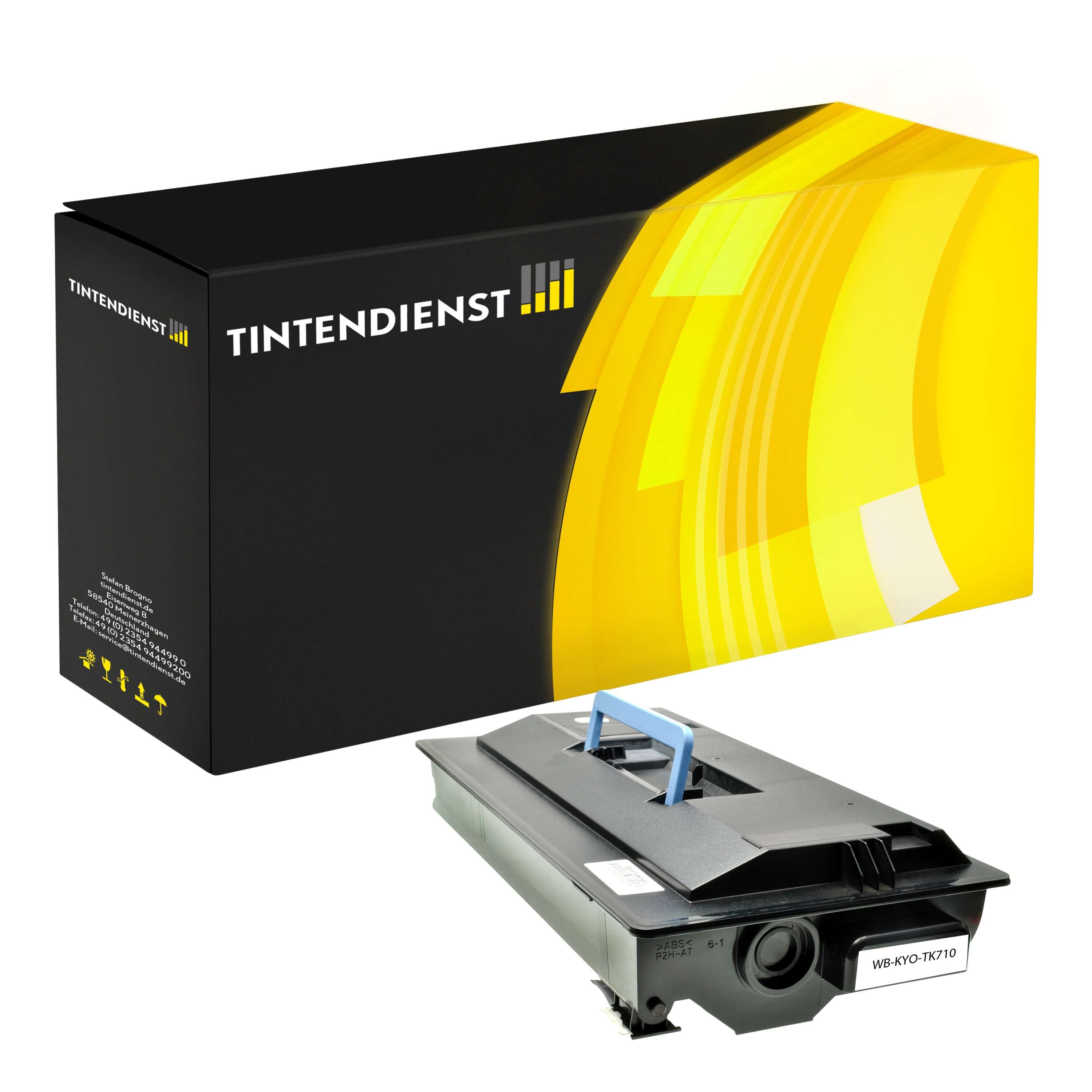 Toner kompatibel zu Kyocera TK-710, schwarz