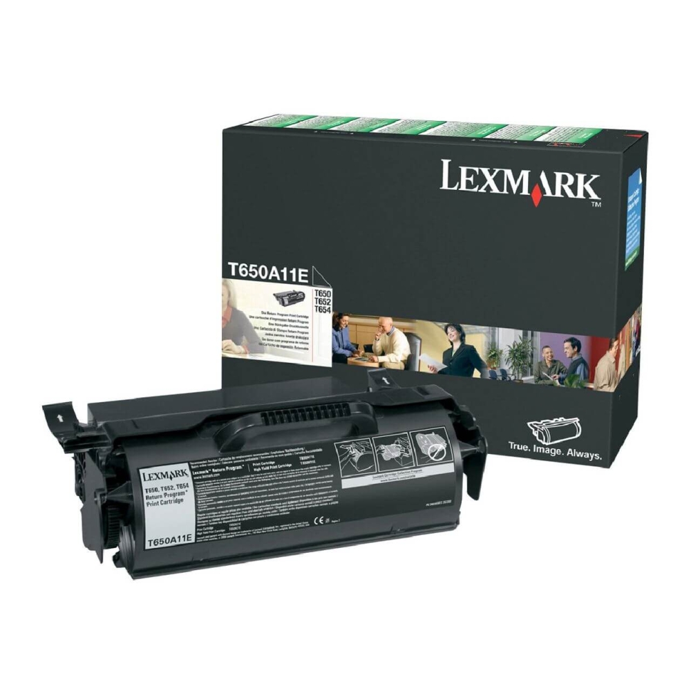 Original Lexmark Toner T650A11E Black