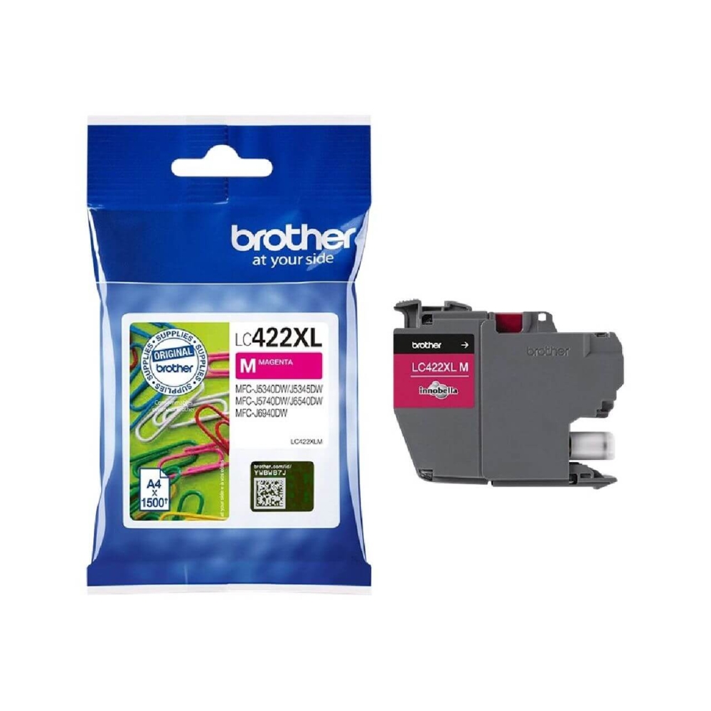 Original Brother Tintenpatrone LC-422XLM Magenta [XXL Füllmenge]