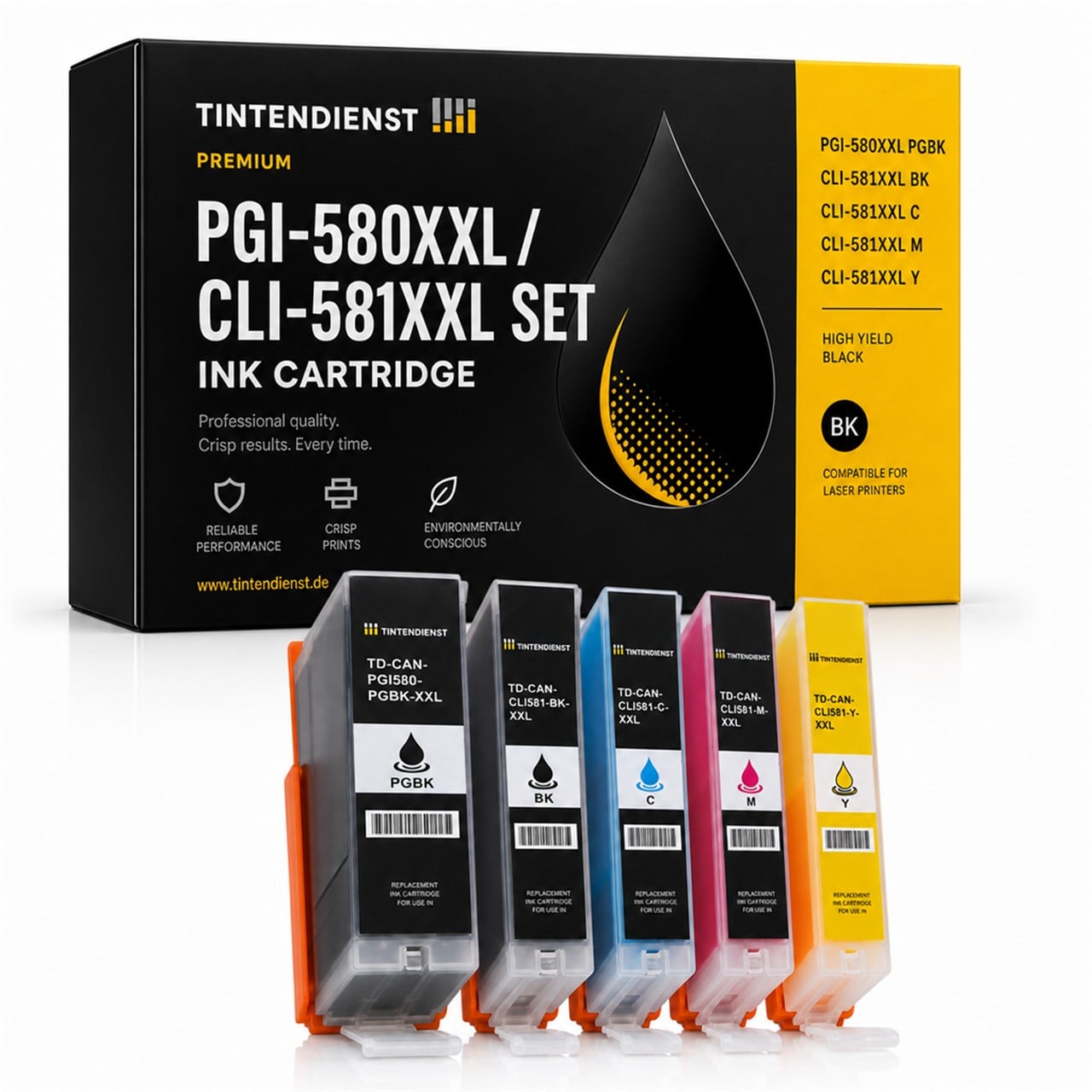Tintendienst Multipack 5 Canon 2078C001 2103C001 2104C001 2