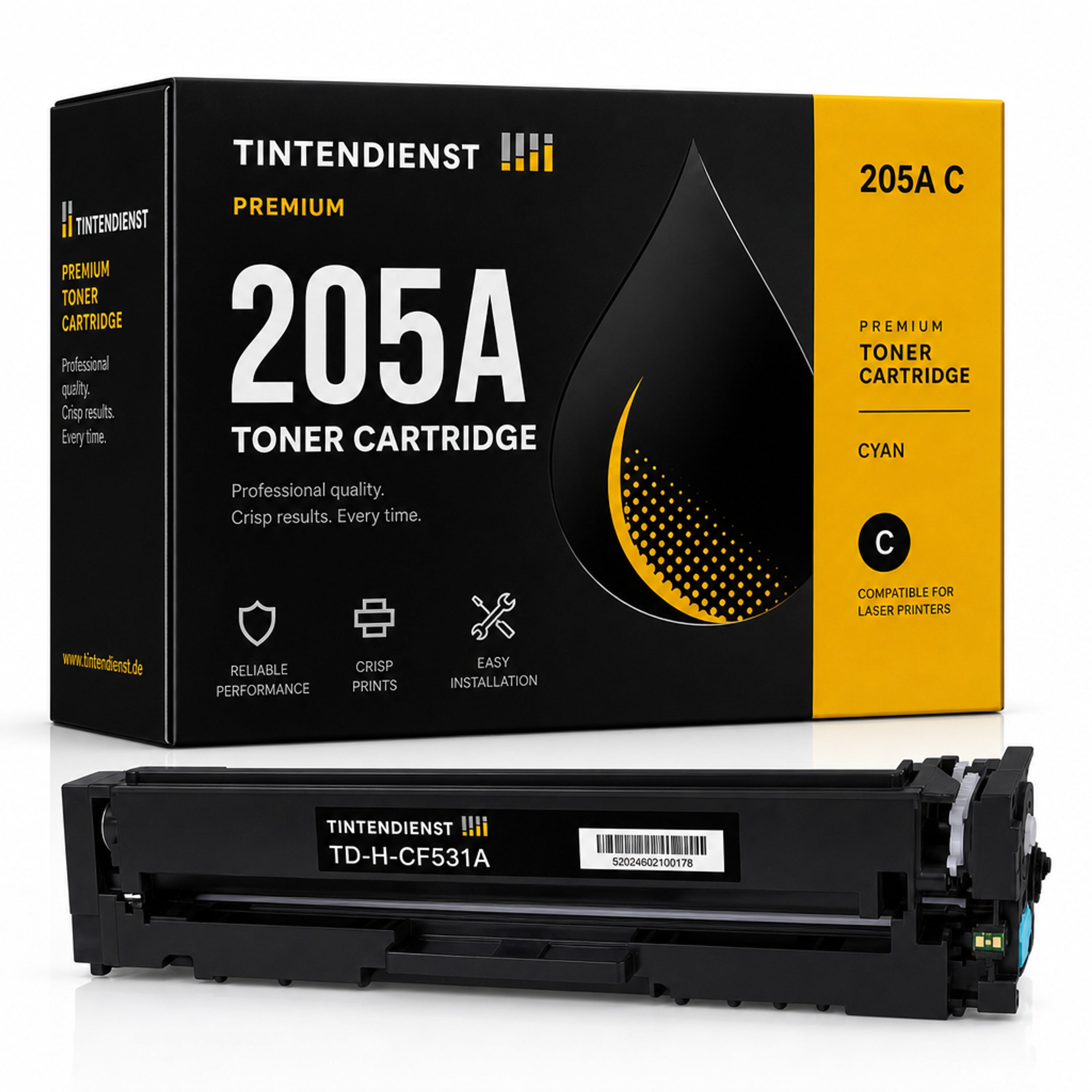 Toner kompatibel zu HP 205A, cyan