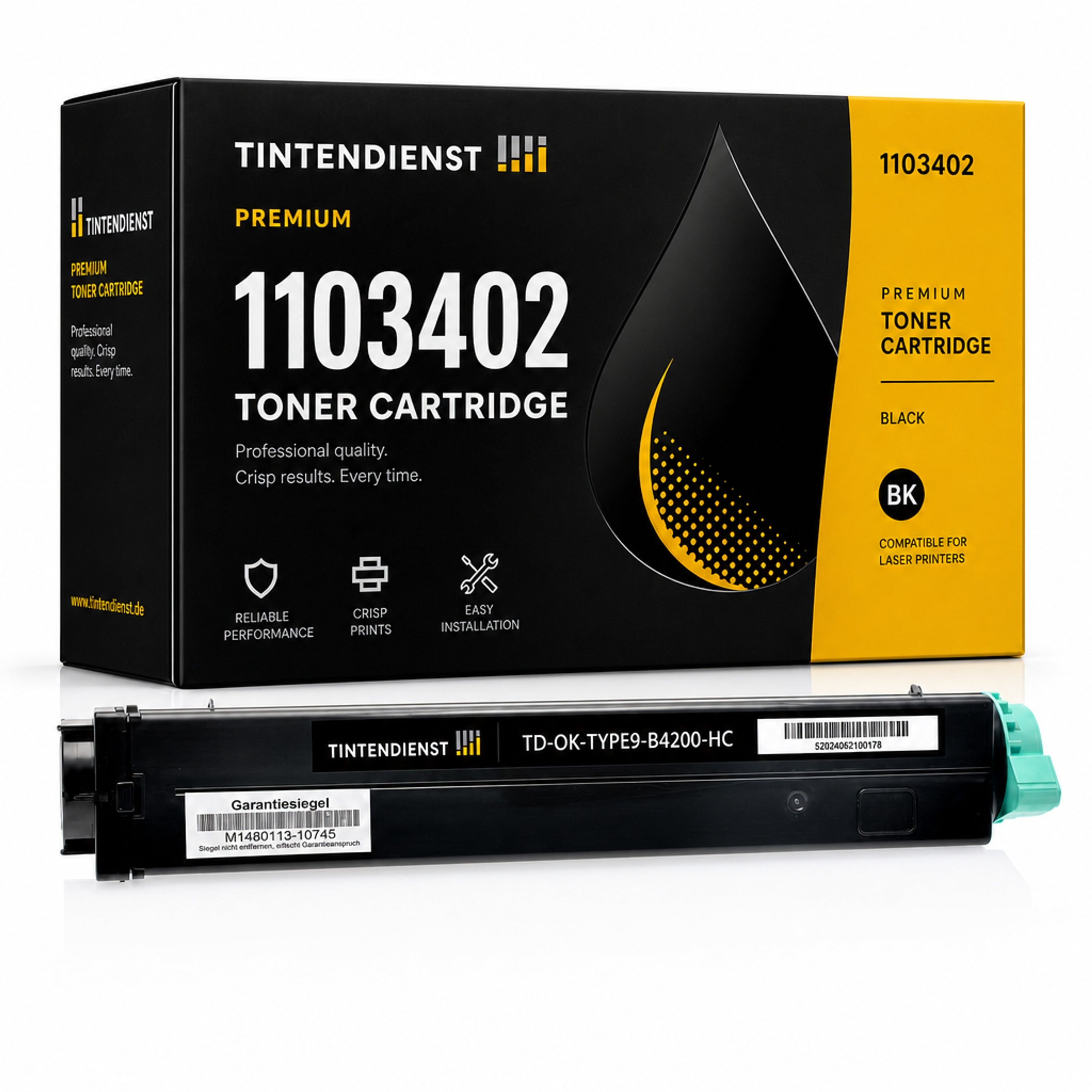 Toner kompatibel zu OKI 1103402, schwarz