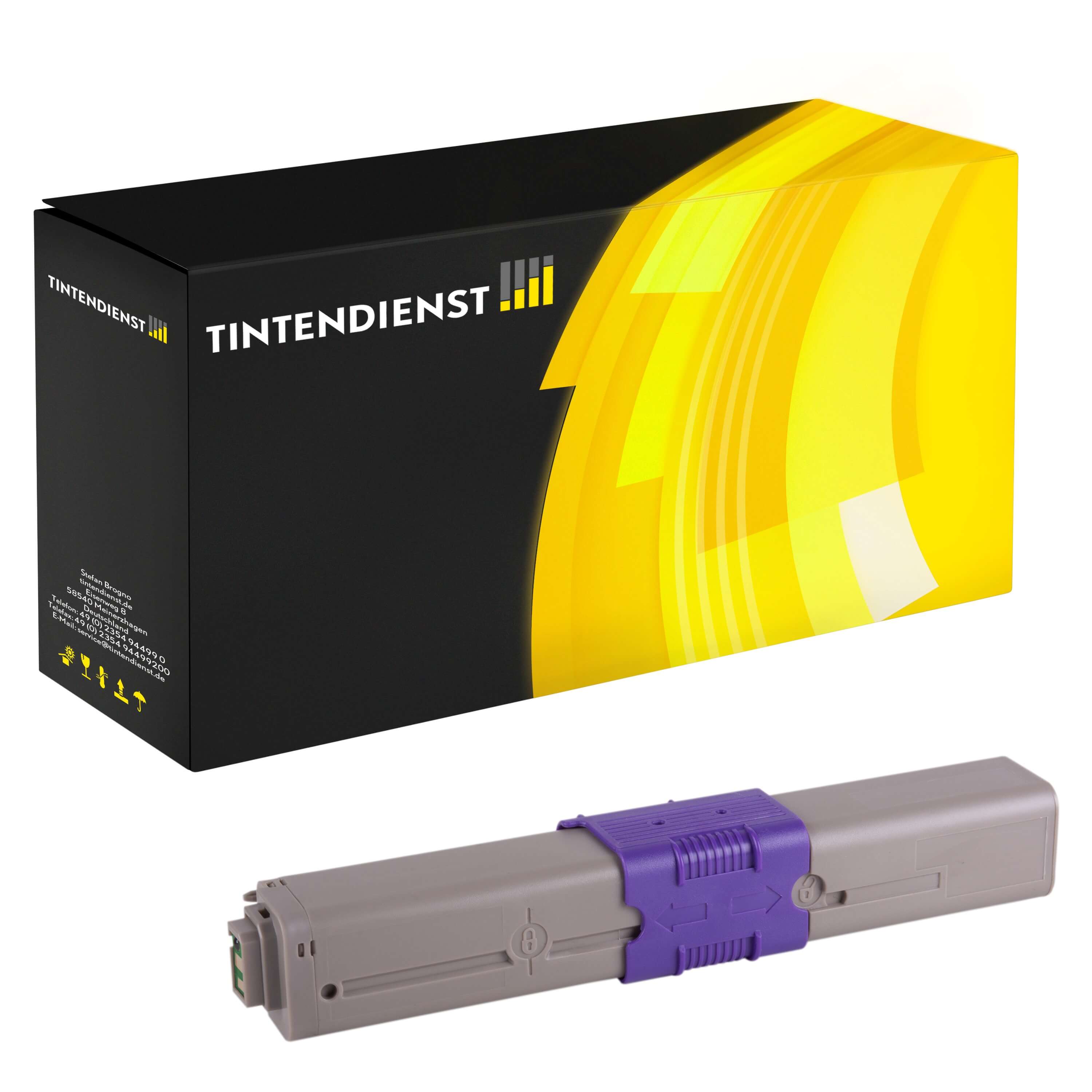 Toner kompatibel zu OKI 44469722, gelb
