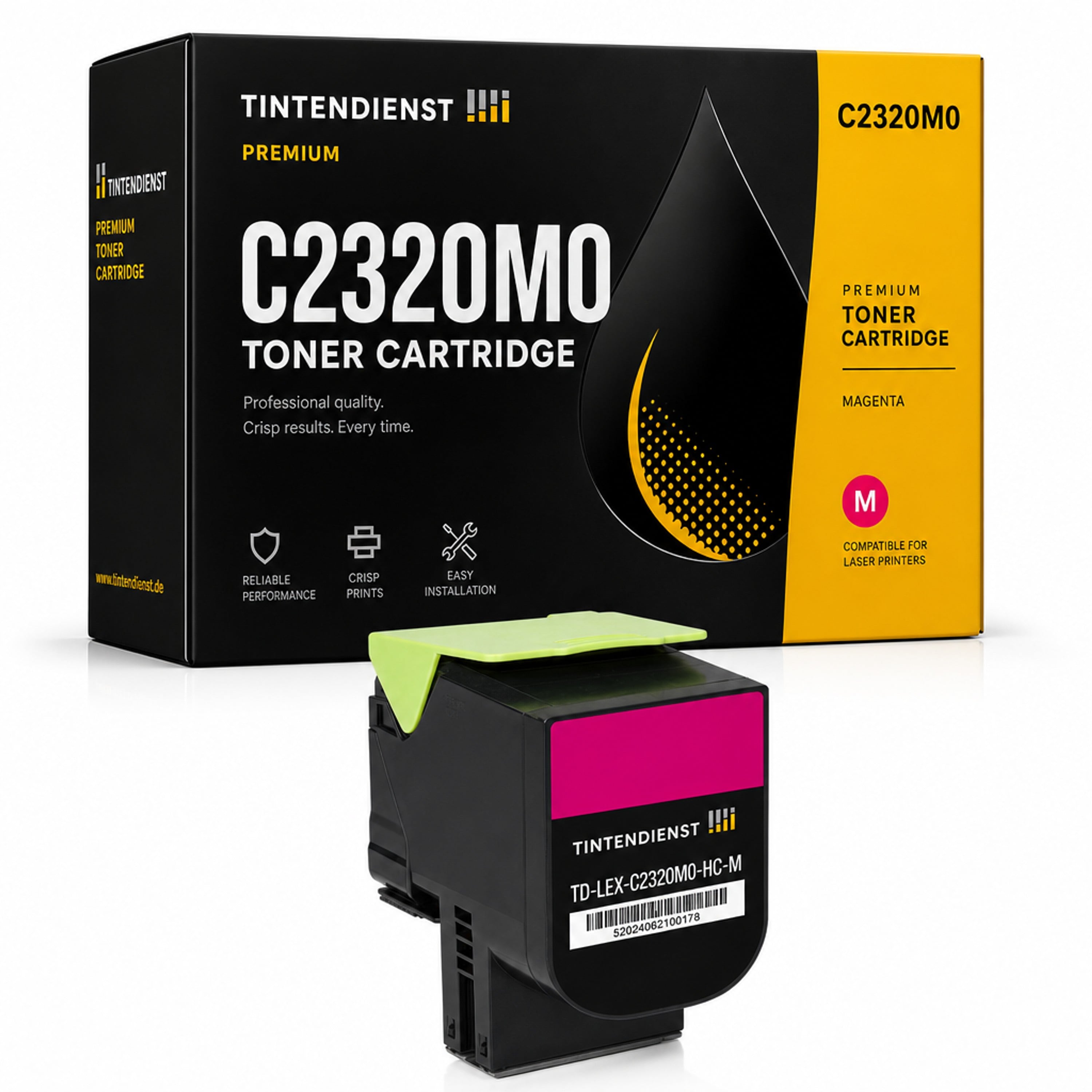 Toner kompatibel zu Lexmark C2320M0, magenta