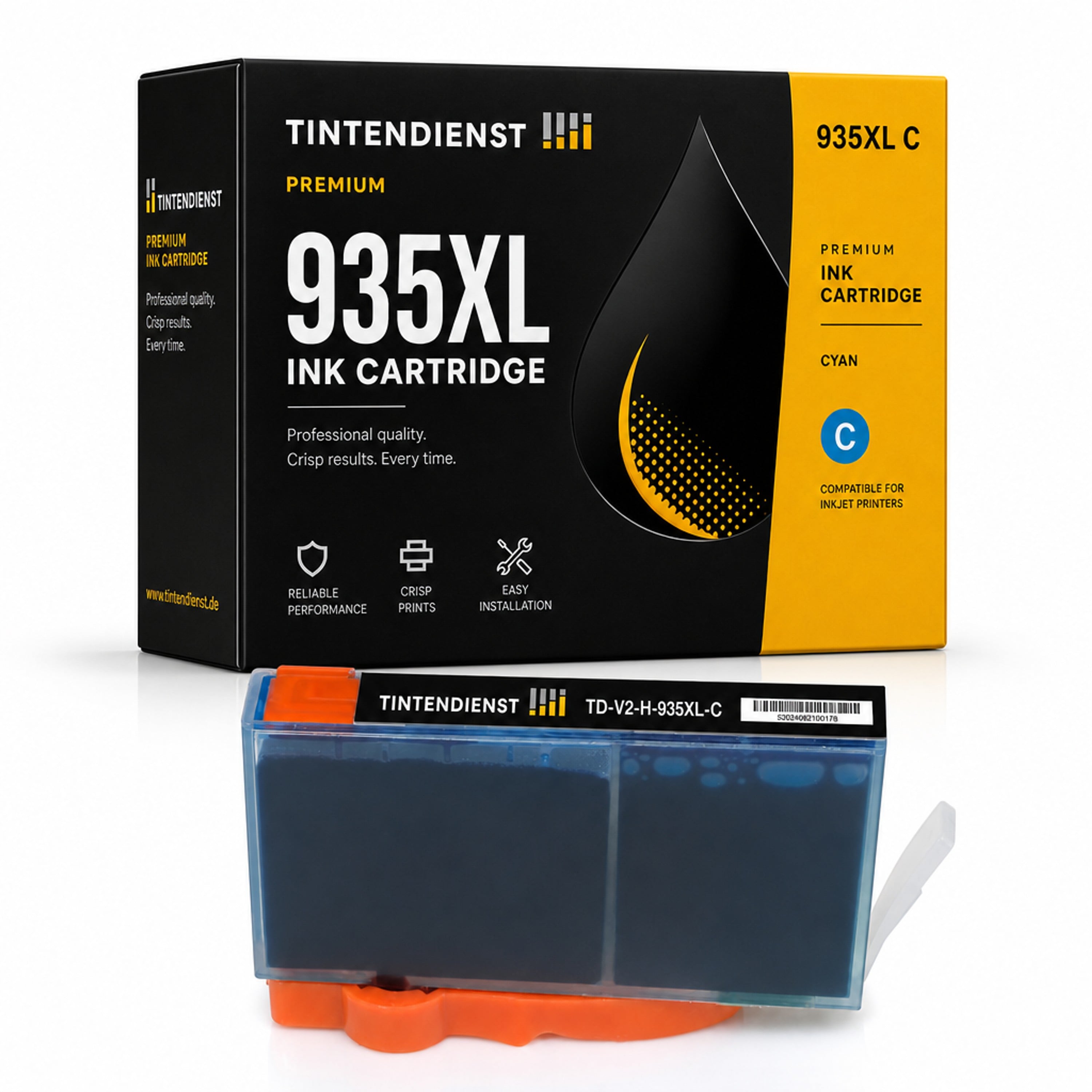 Druckerpatrone kompatibel zu HP 935XL, cyan